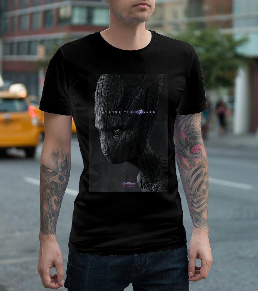 Marvel Avengers Endgame Groot Avenge the Fallen T-Shirt