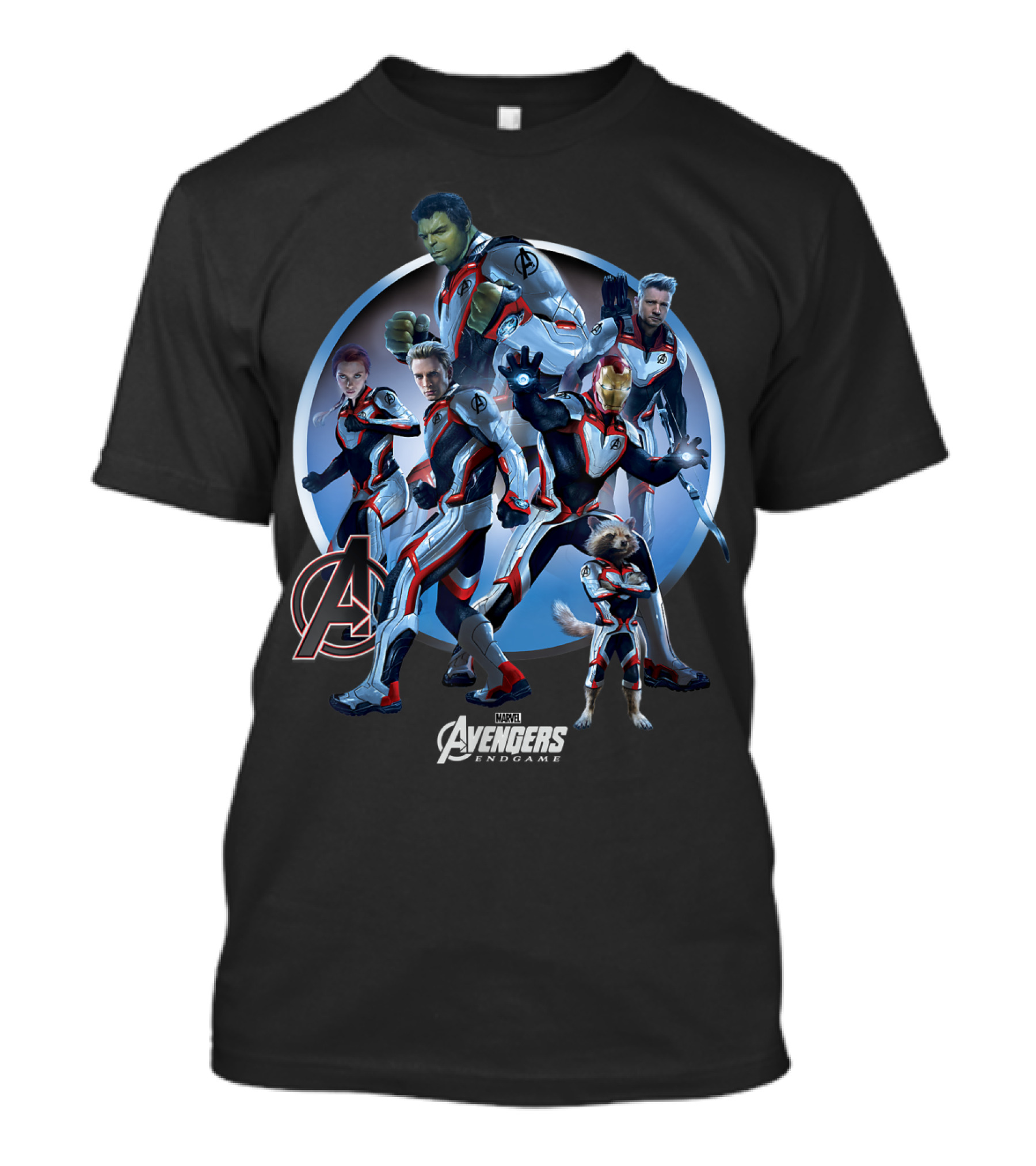 Marvel Avengers Endgame United Quantum Suit Team Assembly T-Shirt