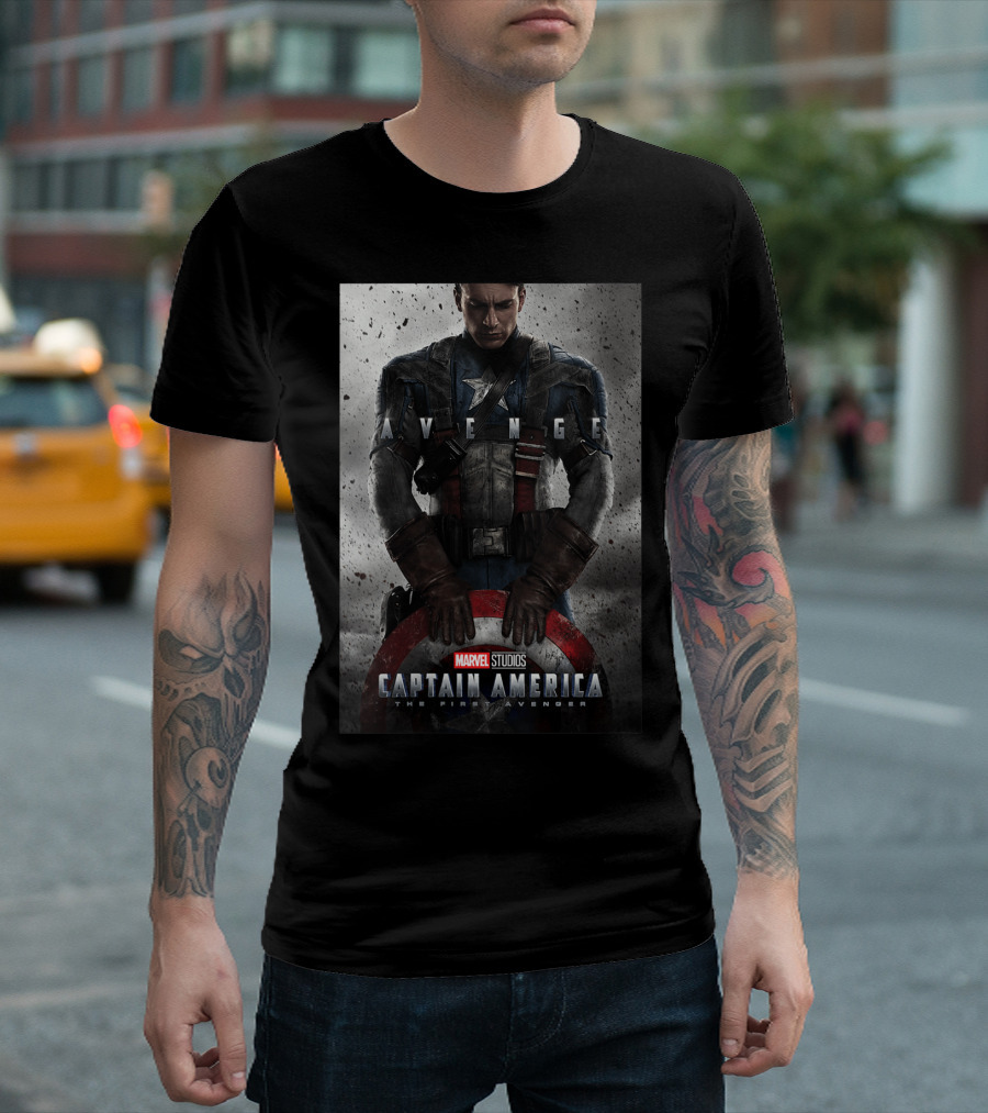Marvel Studios Captain America The First Avenger Avenge T-Shirt