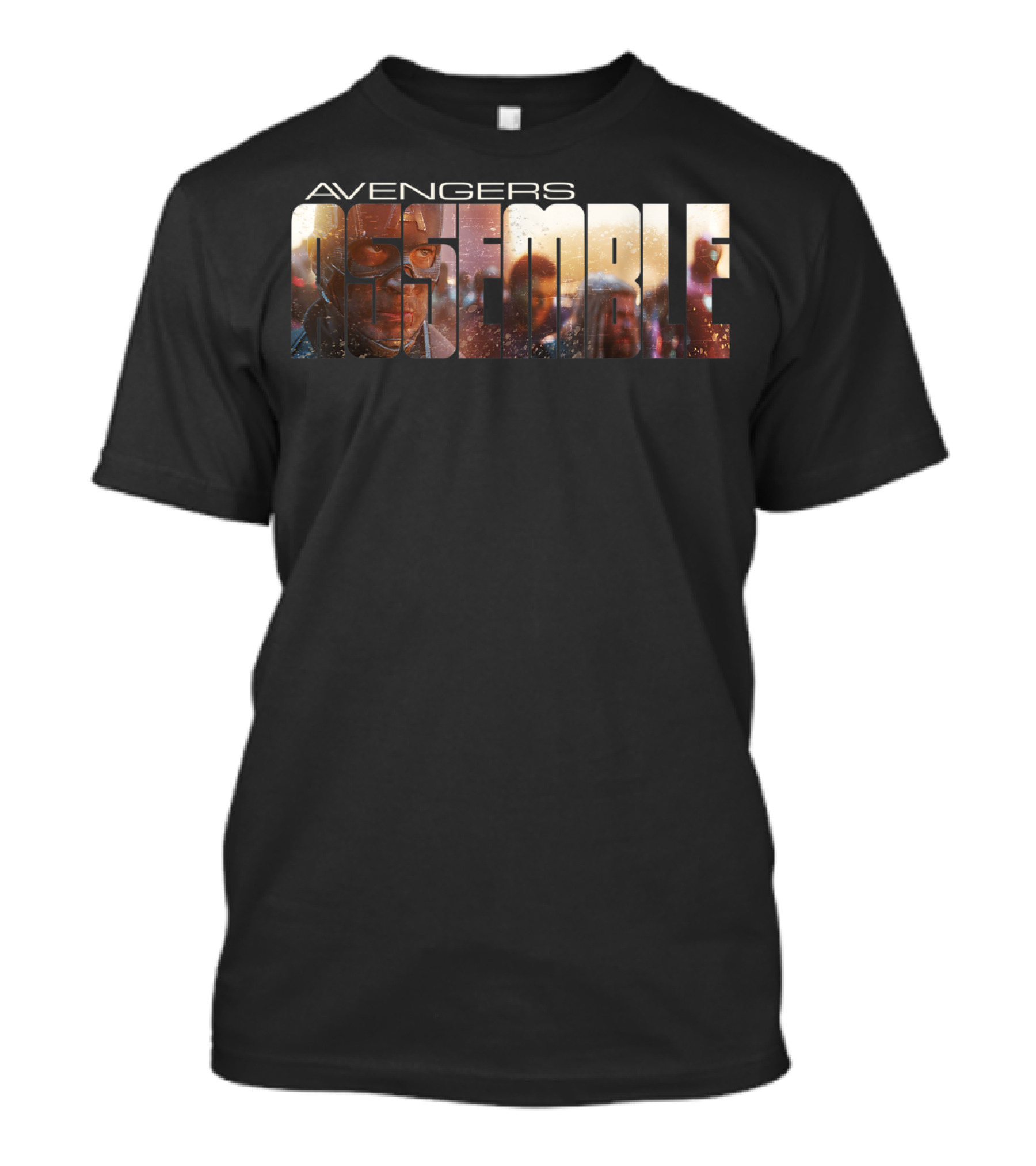 Marvel Avengers Endgame Assemble Heroic Team Image T-Shirt