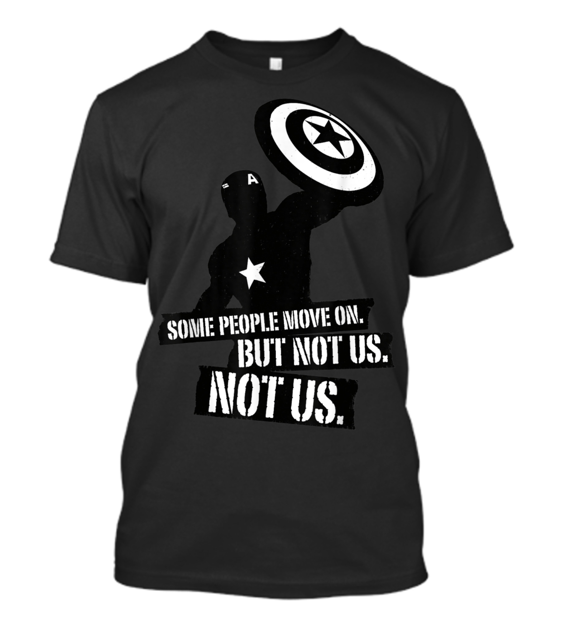 Marvel Avengers Endgame Captain America Some People Move On But Not Us Shadow T-Shirt