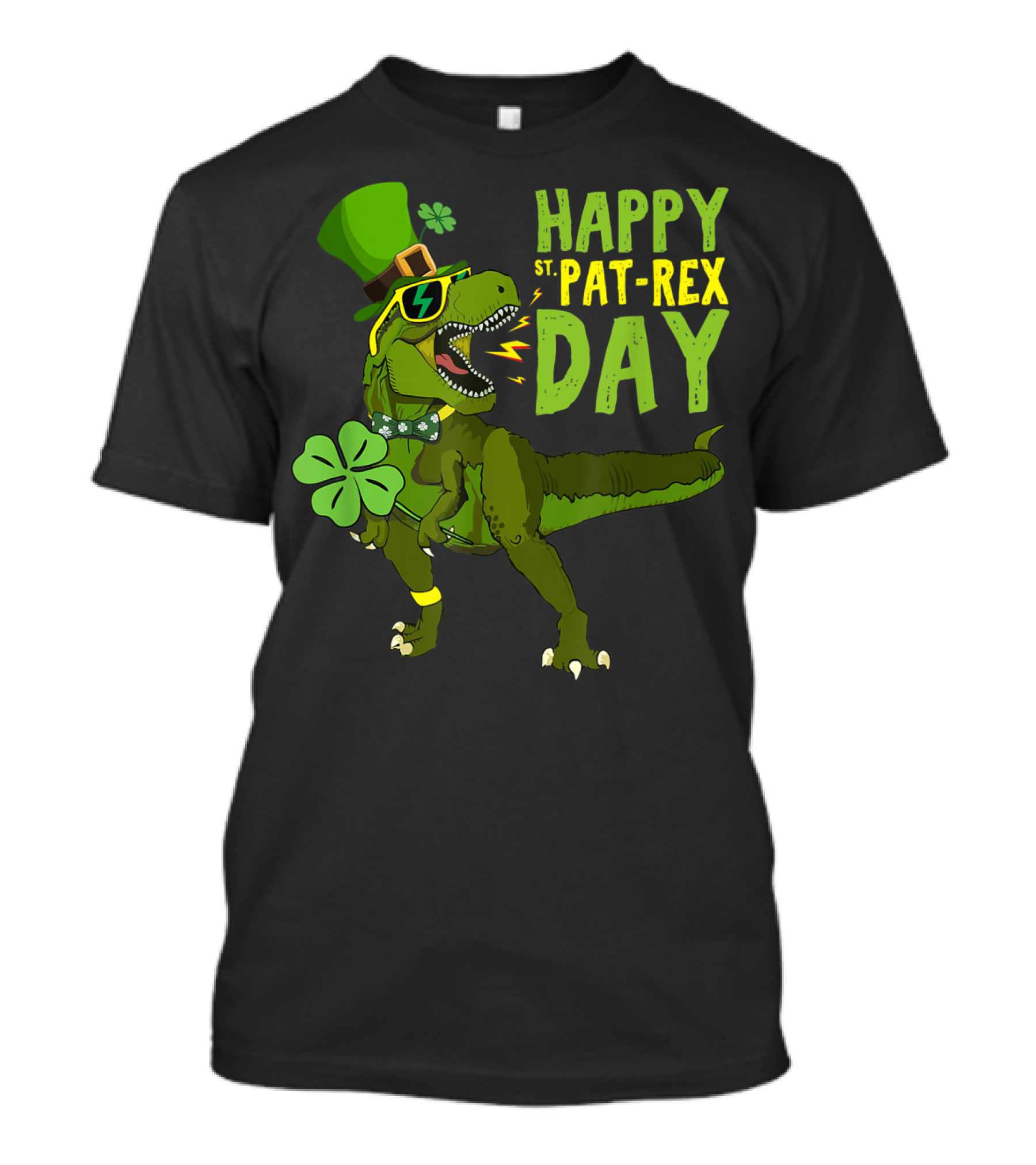 Happy St Pat Rex Day Saint Patrick's Day Dino T-Shirt