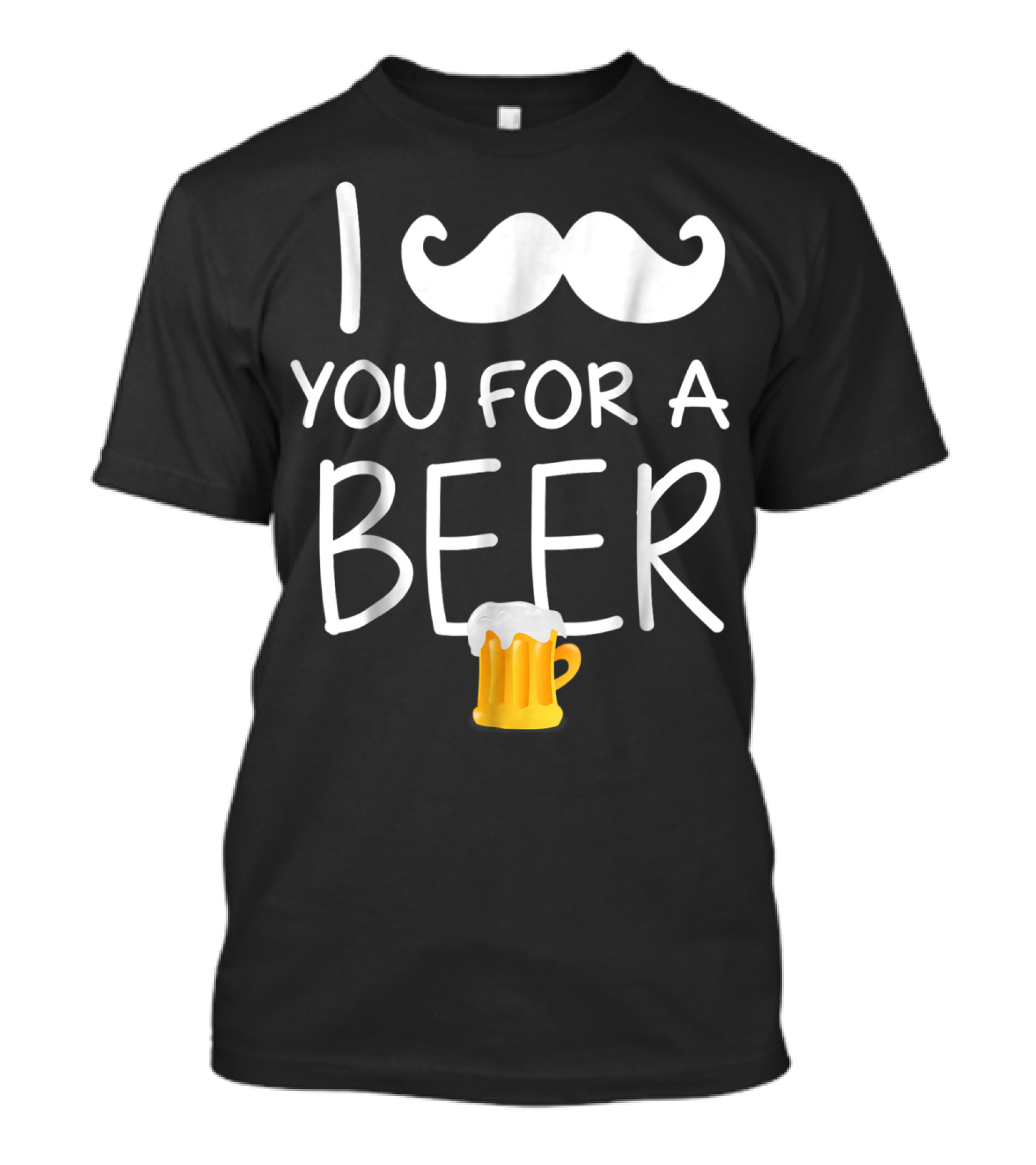 I Mustache You For A Beer St Patrick's Day Mug Image T-Shirt