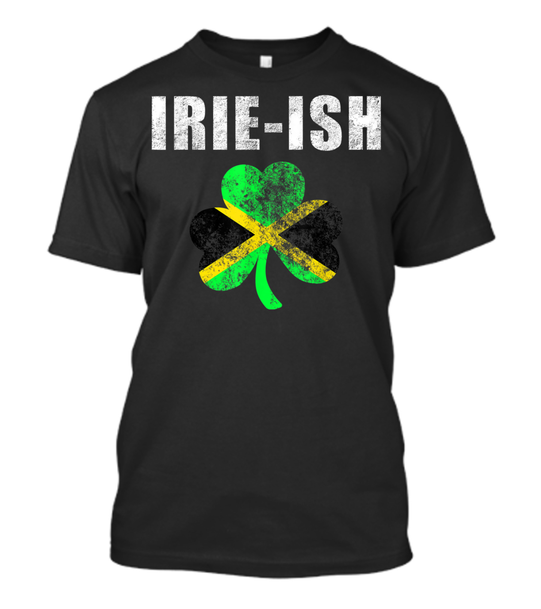 Irie-ish Jamaican St Patrick's Day Clover T-Shirt