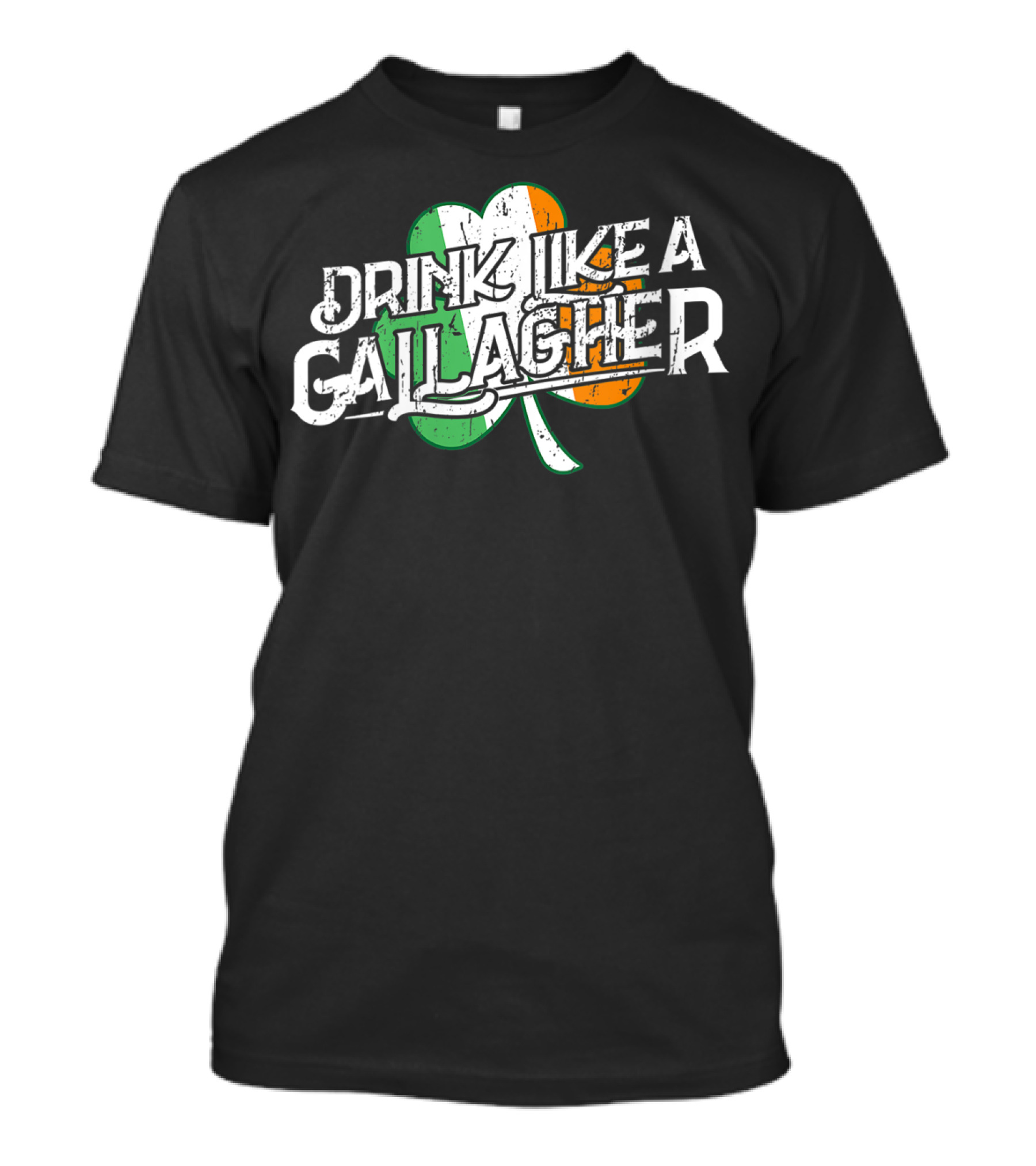 Drink Like A Gallagher St Patrick's Irish Shamrock T-Shirt