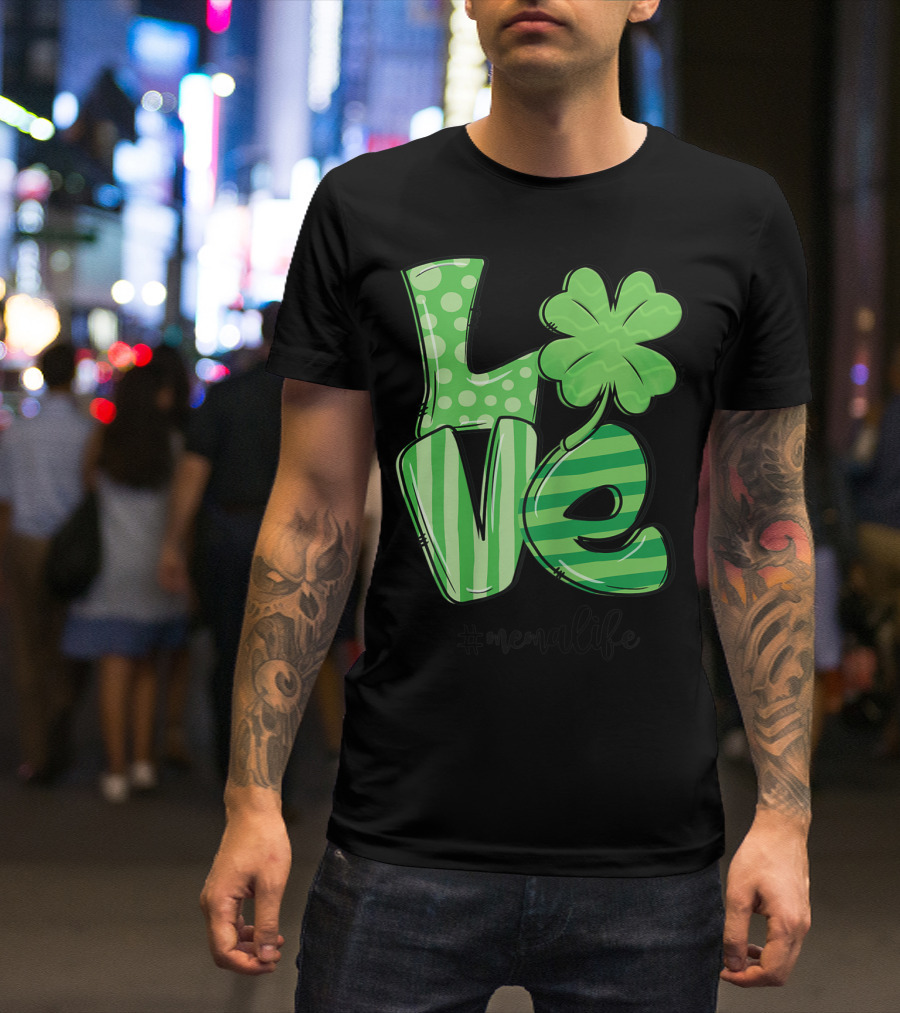 Love Irish Shamrock #MemaLife T-Shirt