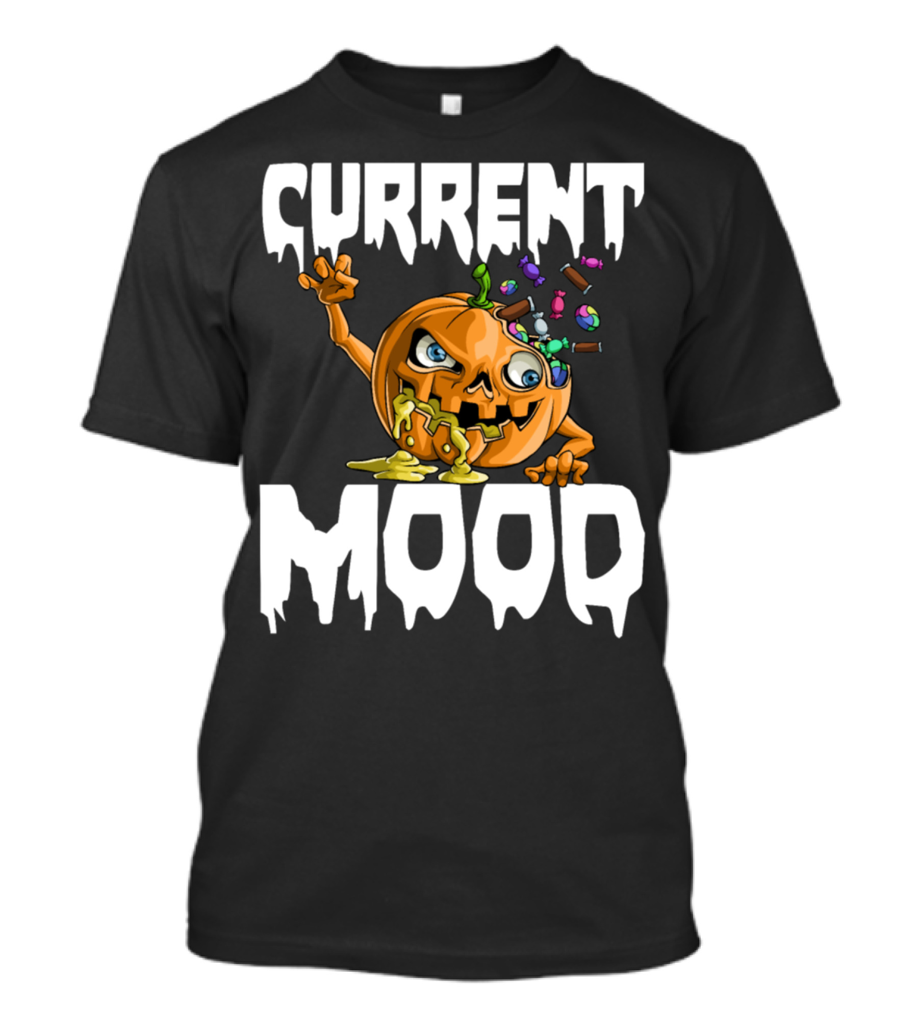 CURRENT MOOD Scary Pumpkin Candy T-Shirt