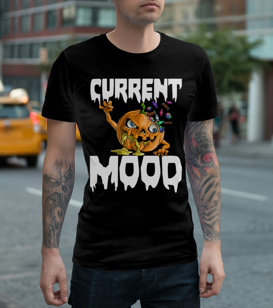 CURRENT MOOD Scary Pumpkin Candy T-Shirt
