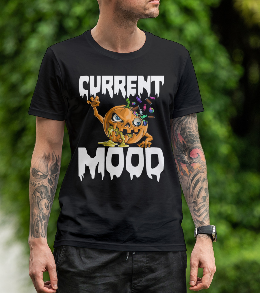 CURRENT MOOD Scary Pumpkin Candy T-Shirt