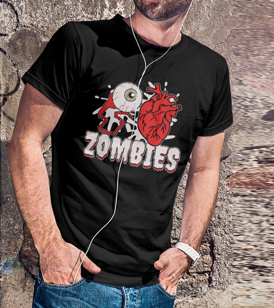 Zombies Eye And Heart T-Shirt