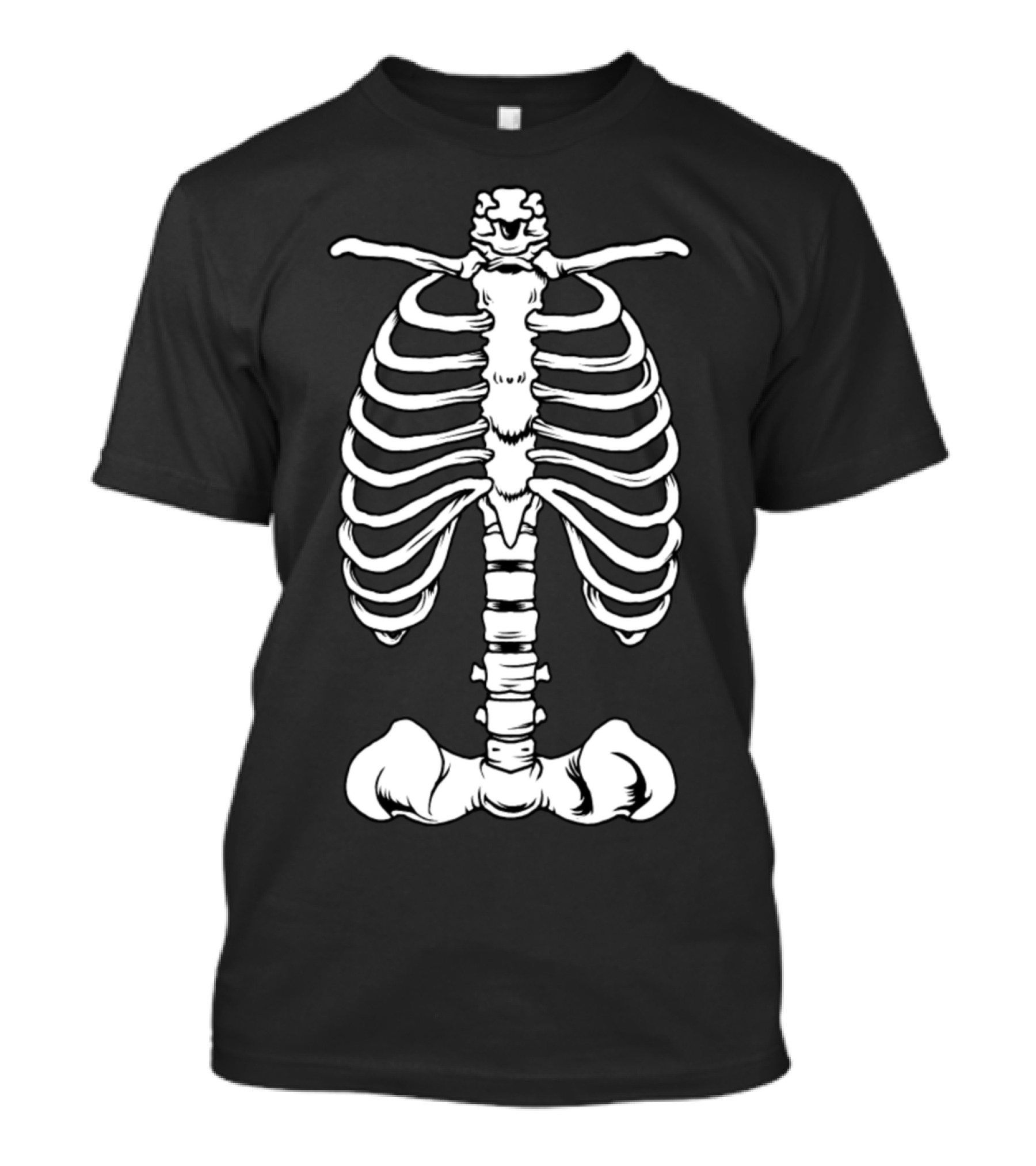 Skeleton Ribcage Humorous Bone Structure T-Shirt