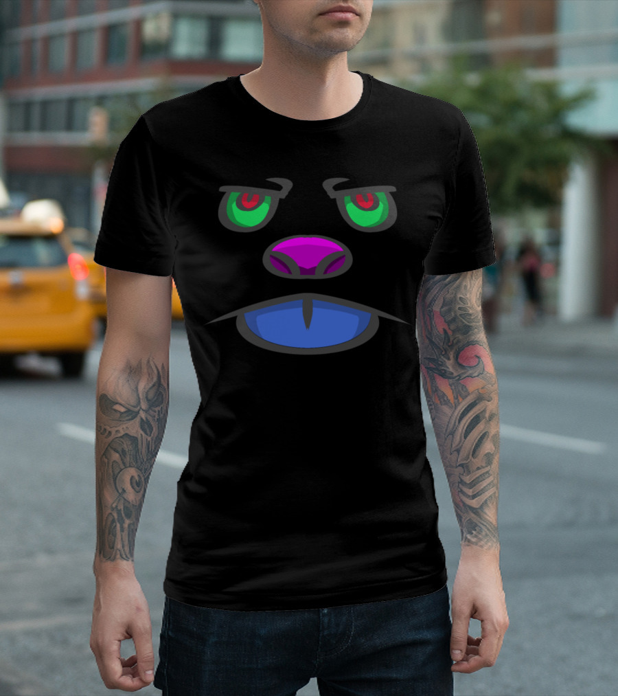Sweet Monster Face Halloween Monster T-Shirt