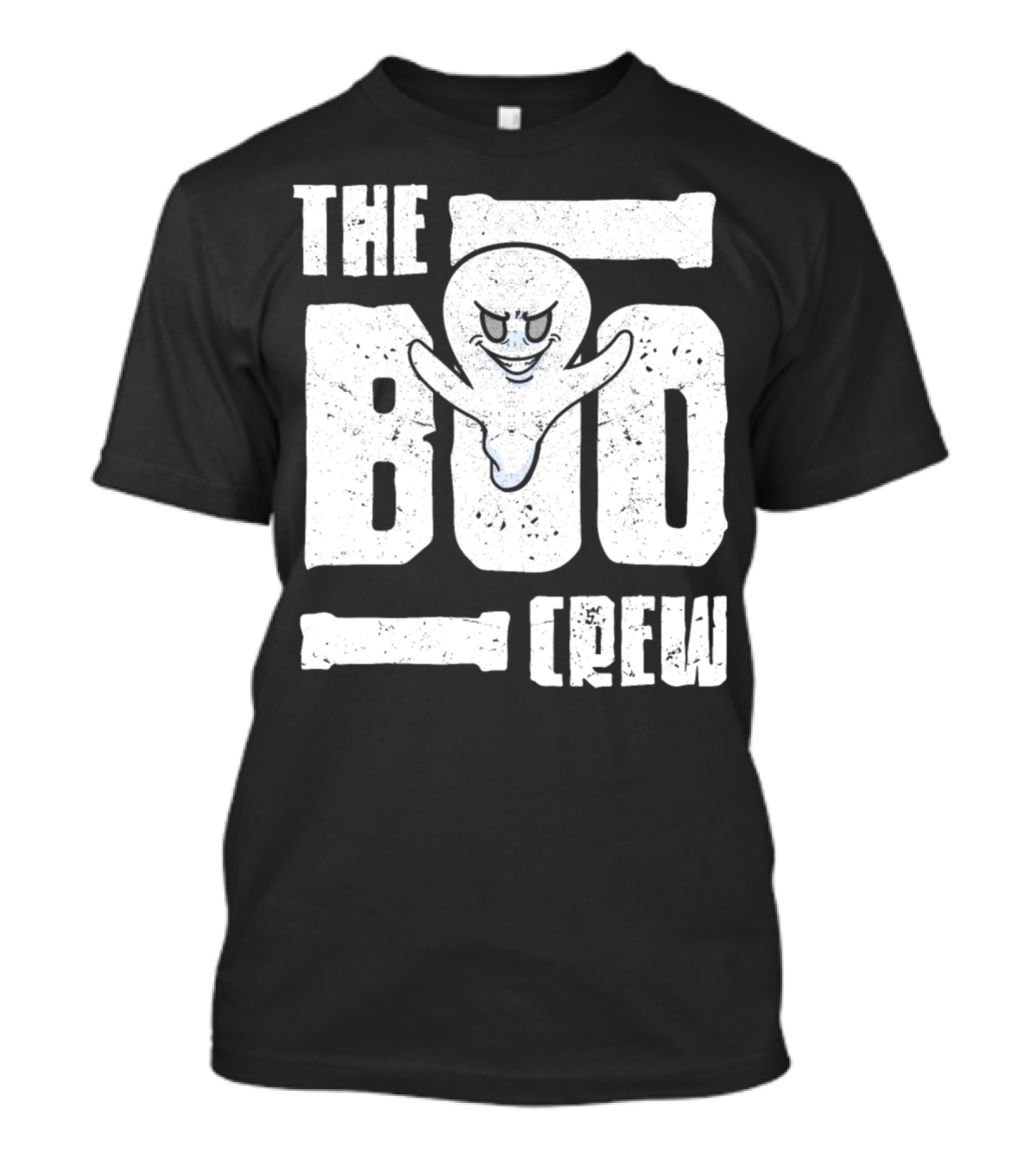 The Boo Crew Ghost With Mischievous Expressions T-Shirt