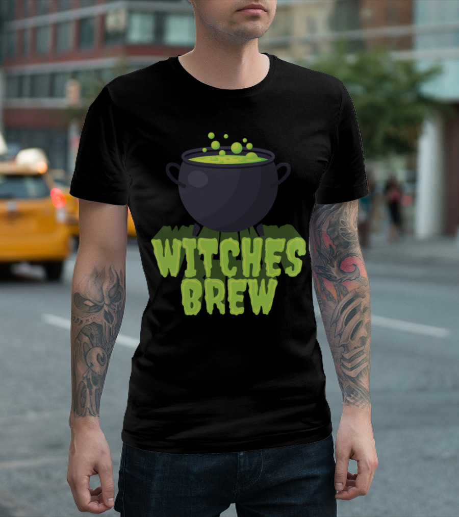 Witches Brew Cauldron Halloween Potion T-Shirt