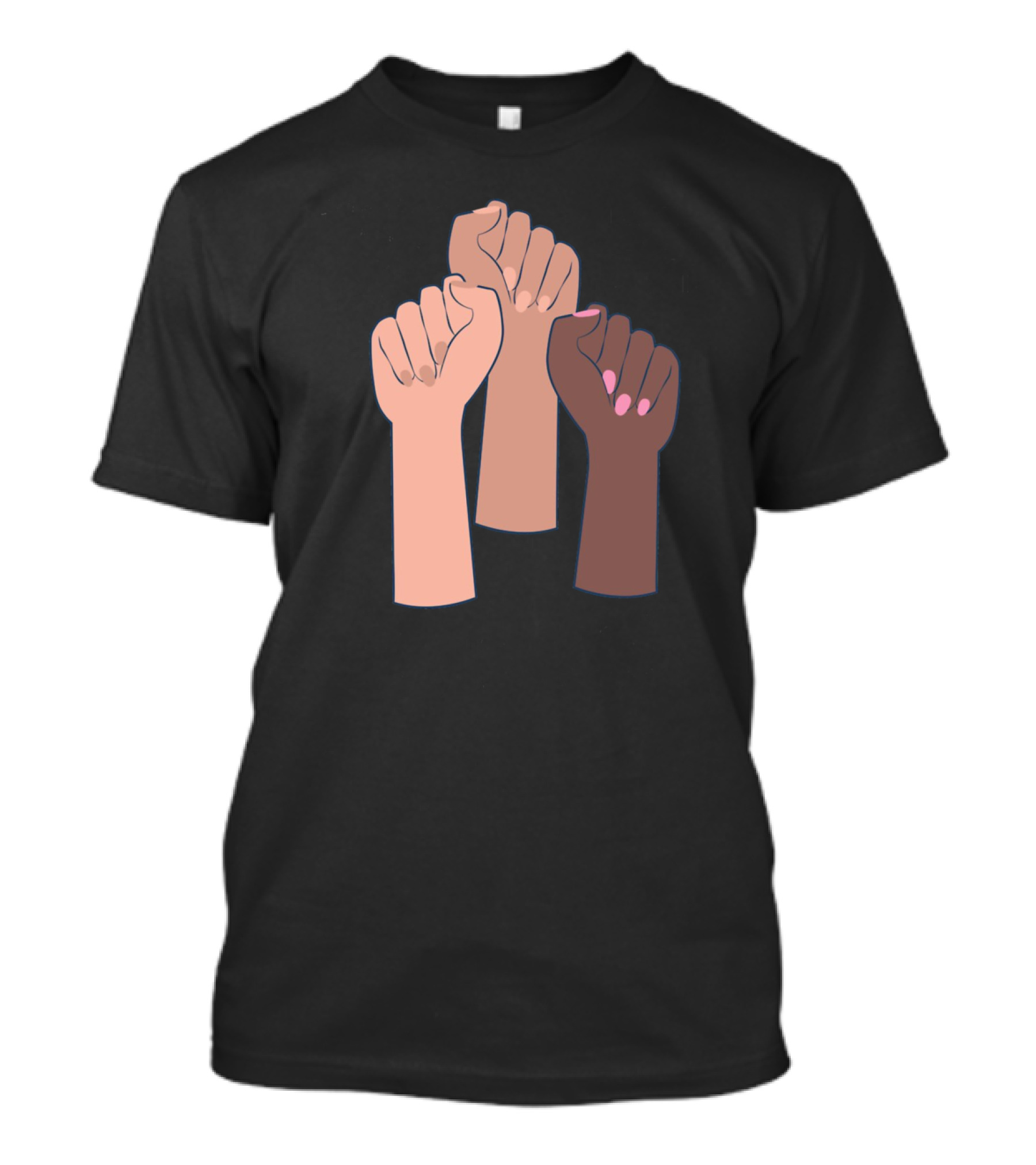 International Women's Day Reach For Equal Fists T-Shirt