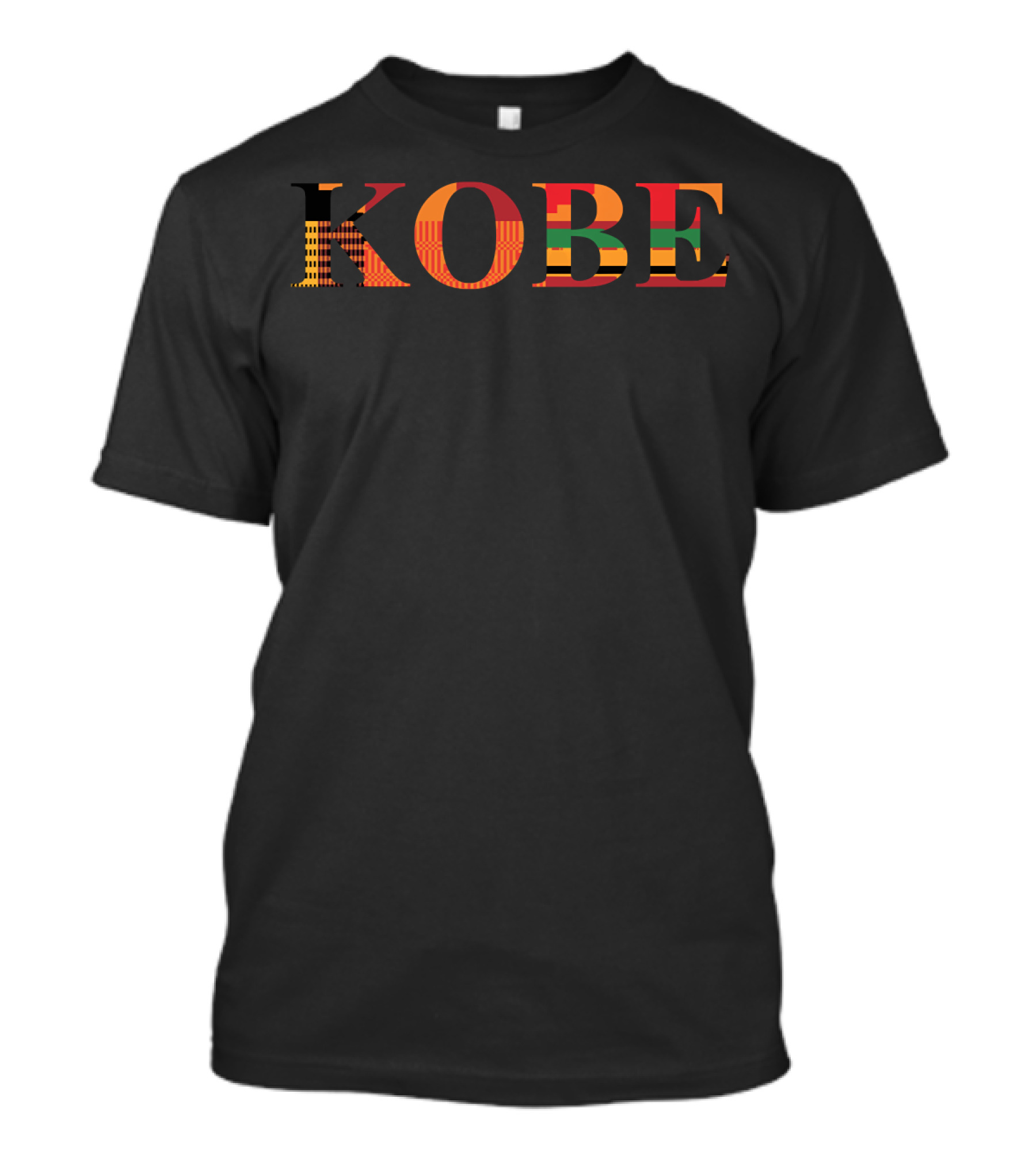 Kente Pattern Kobe Ghana African Heritage T-Shirt