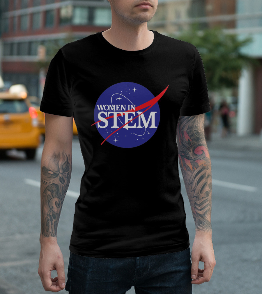 NASA Women In STEM Women's Day Feminist Space T-Shirt