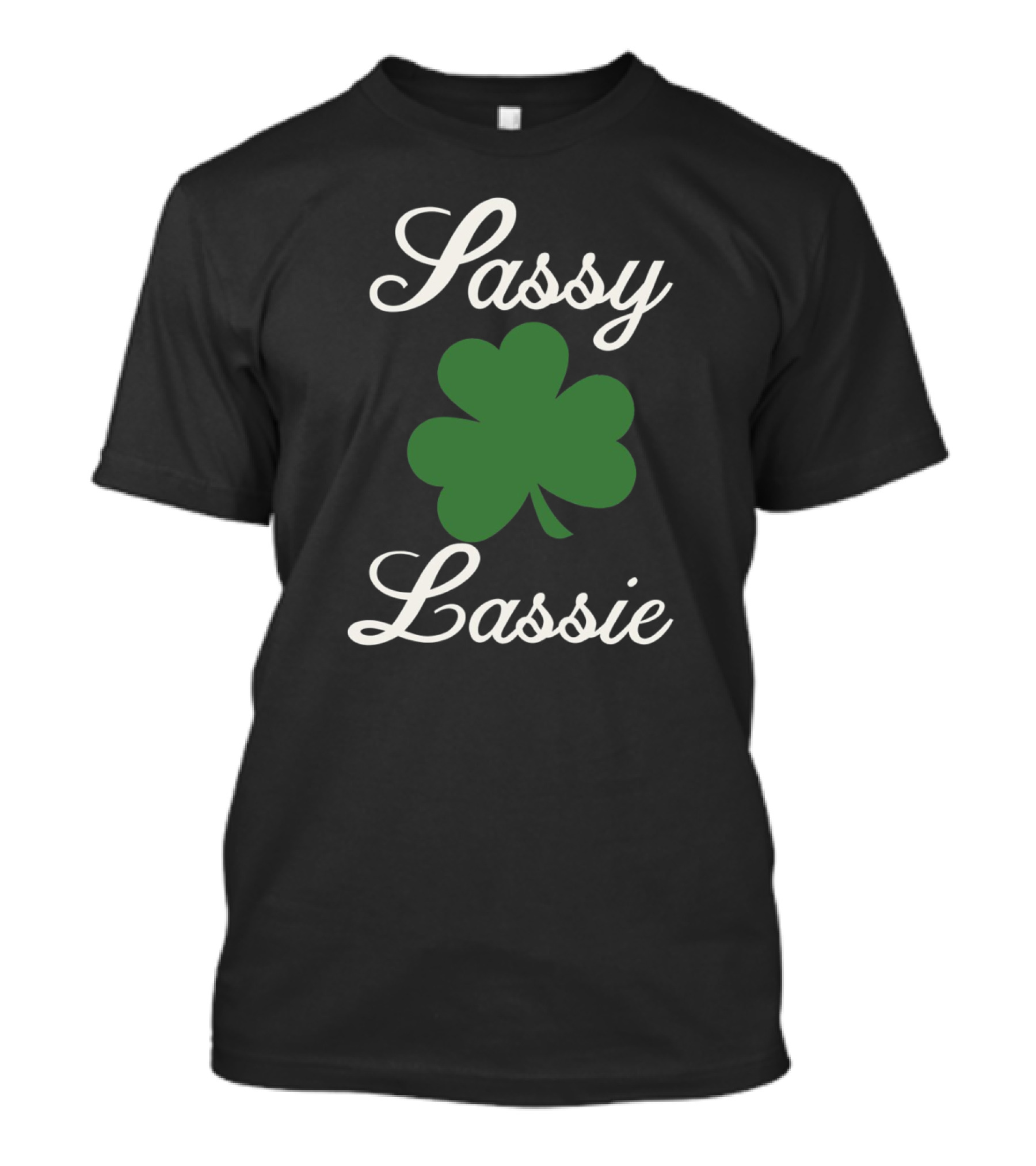 Sassy Lassie Shamrock Women's St. Patrick's Day T-Shirt