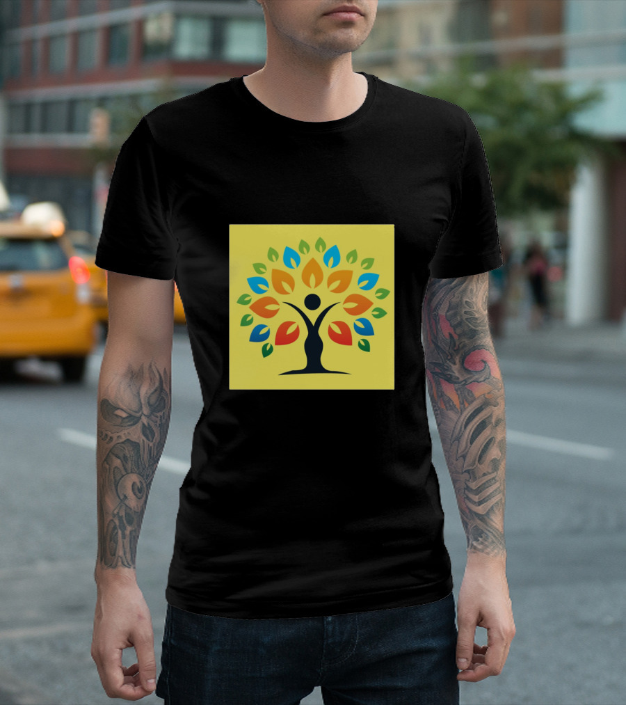 Women's Day Empowerment Tree Design for Redbubble T-Shirt