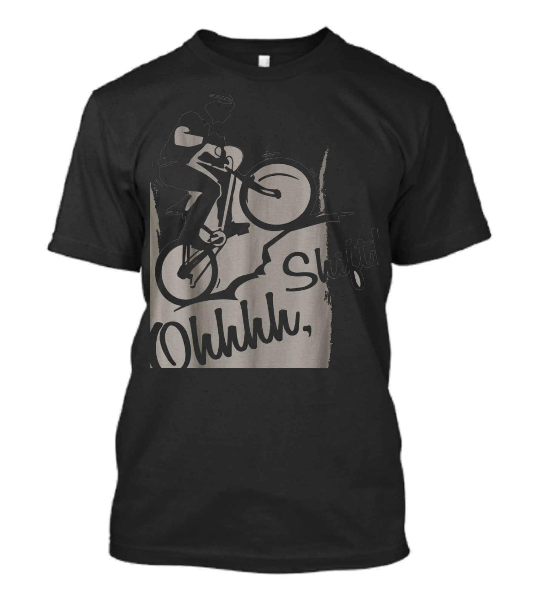 Ohhhh Shift Bicycle Biker Funny T-Shirt