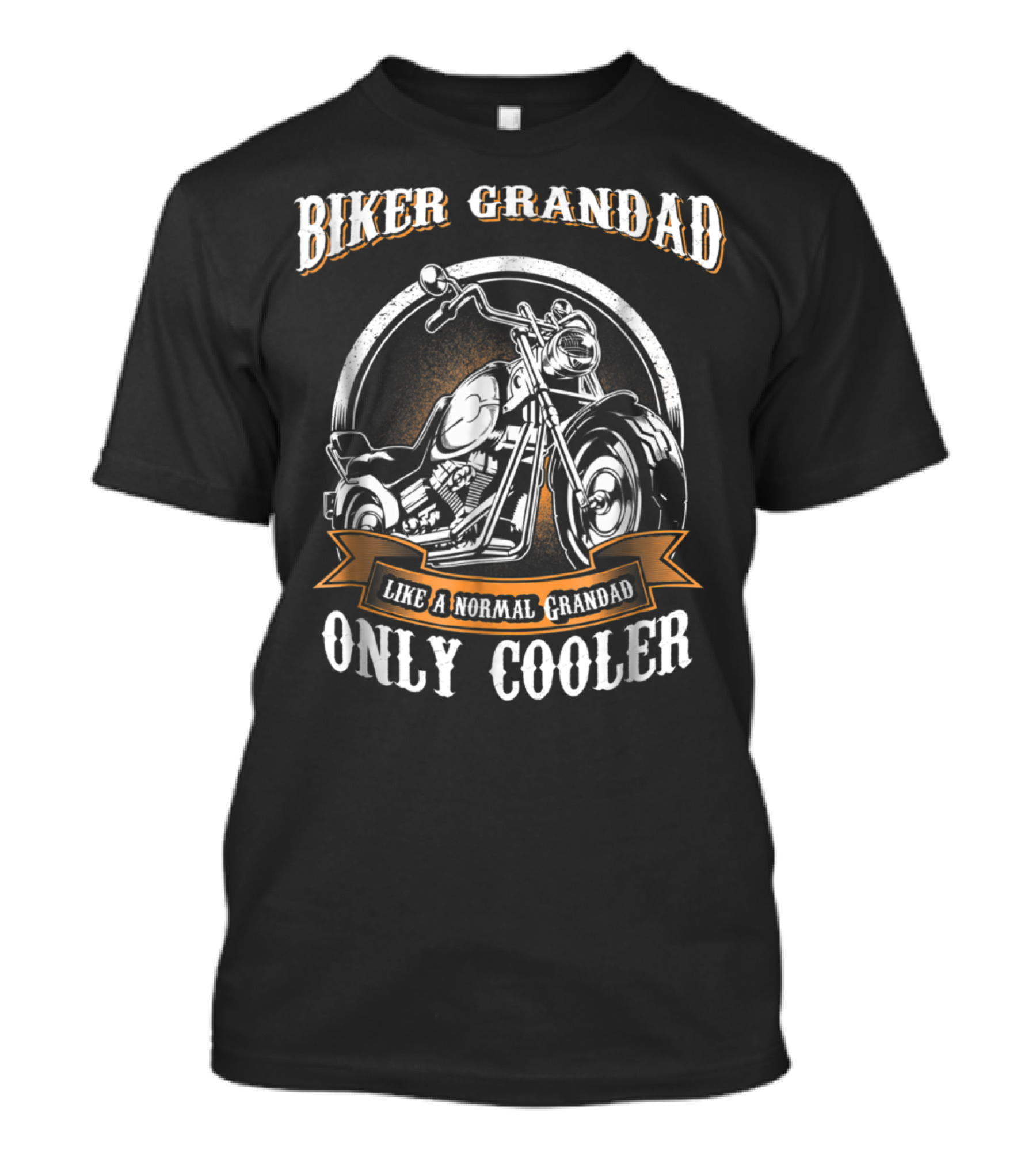 Biker Grandad Like A Normal Grandad Only Cooler T-Shirt