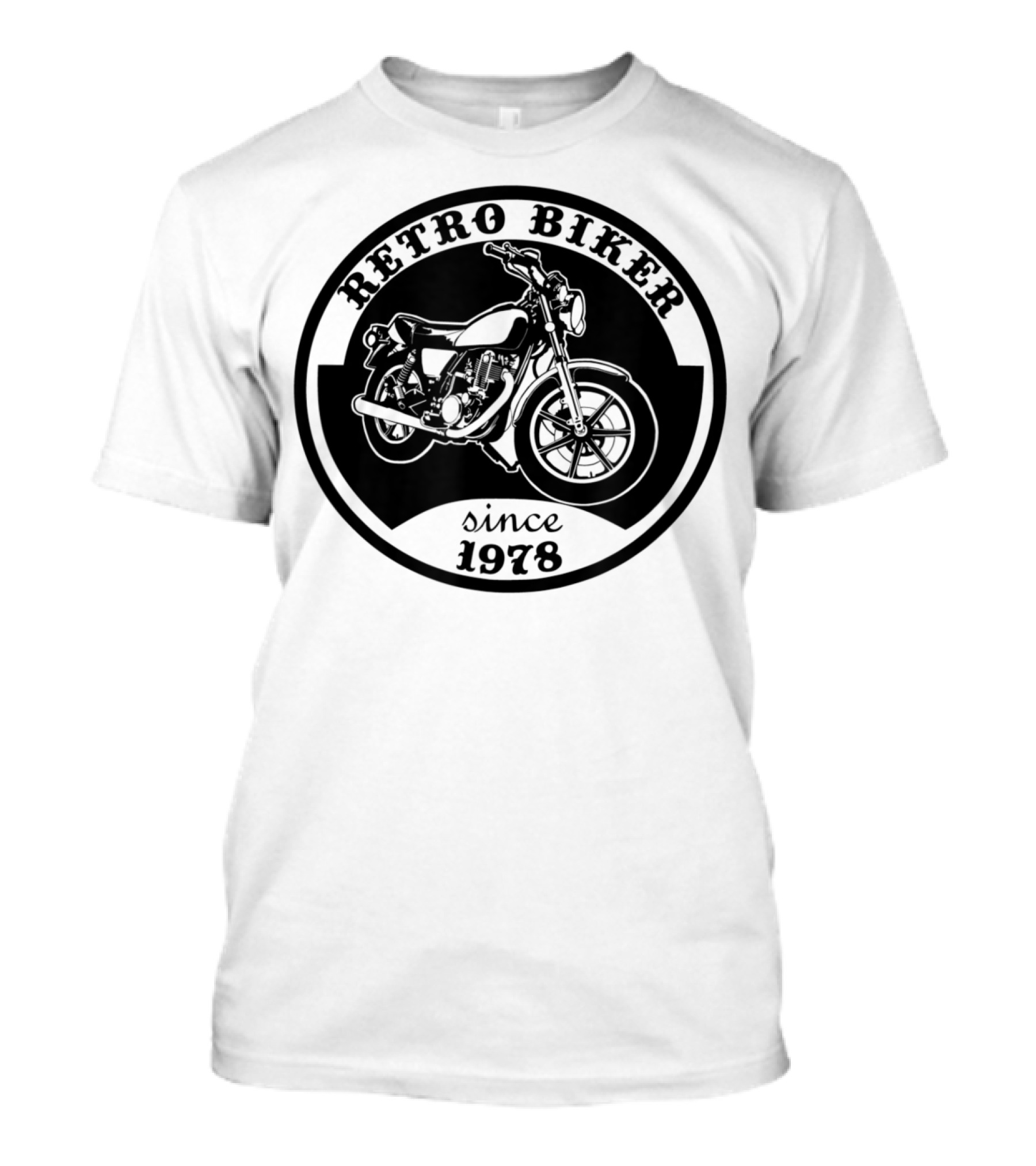 Retro Biker Since 1978 SR500 Motorbike Rider Motorcycle Enduro SR 500 T-Shirt