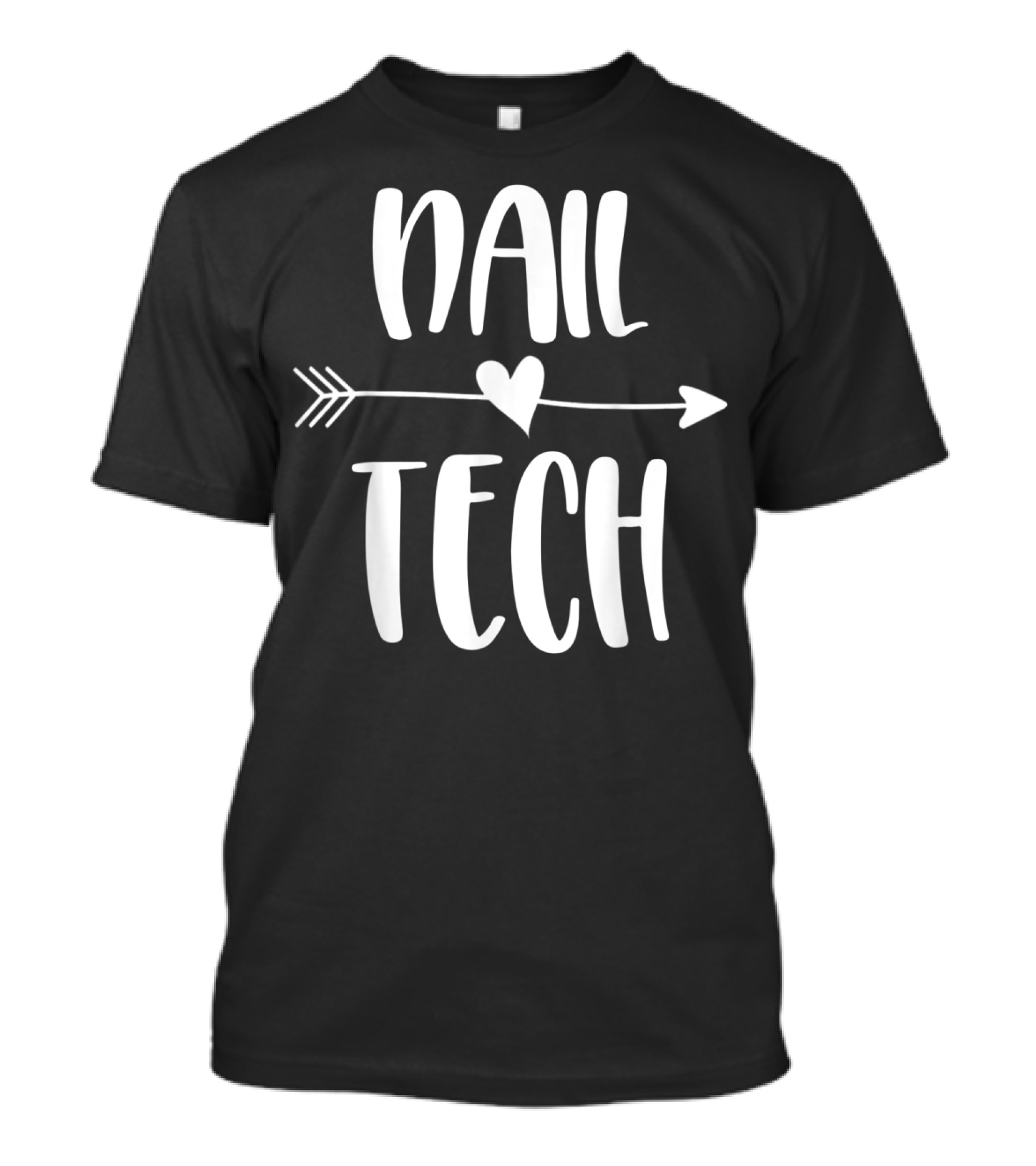 Nail Tech Heart Arrow T-Shirt
