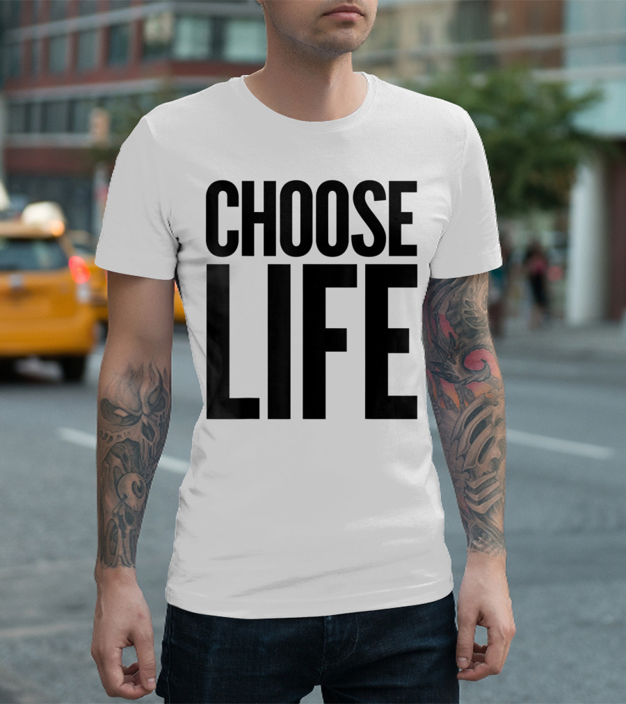 Choose Life Vintage 80s Funny Pcghj Iconic T-Shirt