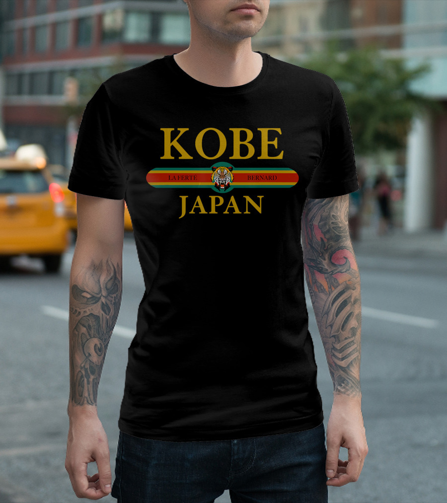 Kobe Japan La Ferté Bernard Tiger Face T-Shirt