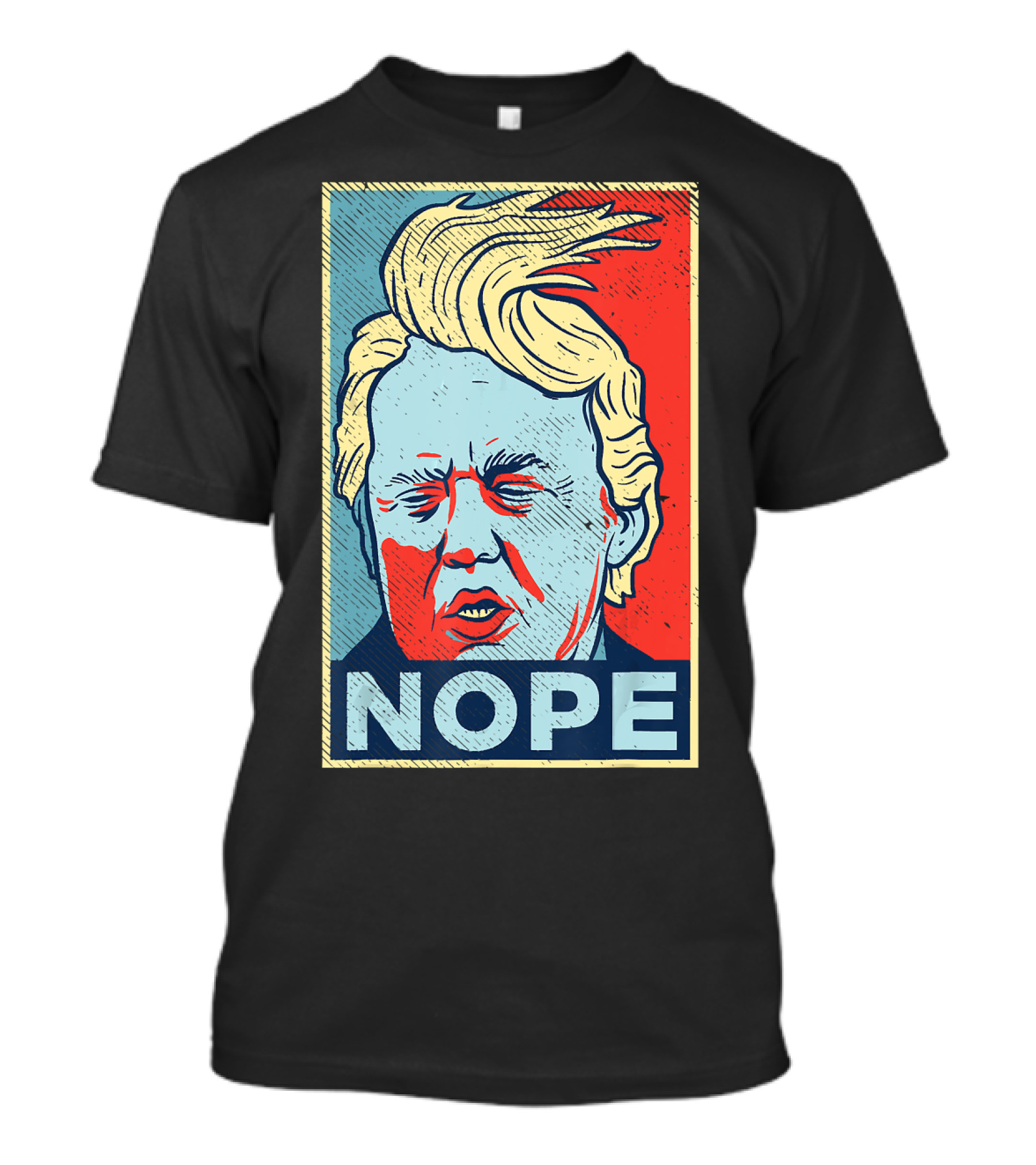 Nope Funny Donald Trump Vintage Clown Pop T-Shirt
