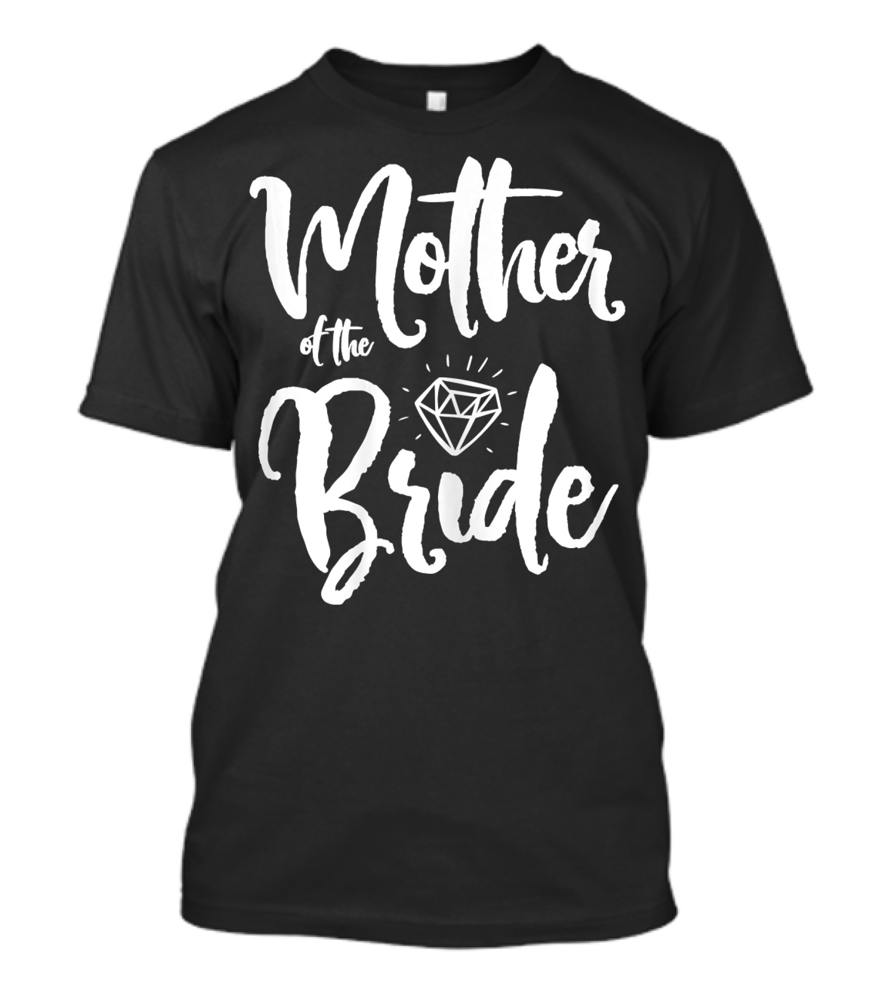 Mother Of The Bride Diamond Design Bridal Party T-Shirt