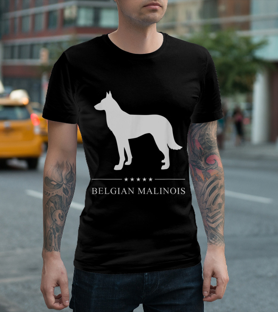 BELGIAN MALINOIS DOG WHITE T-Shirt