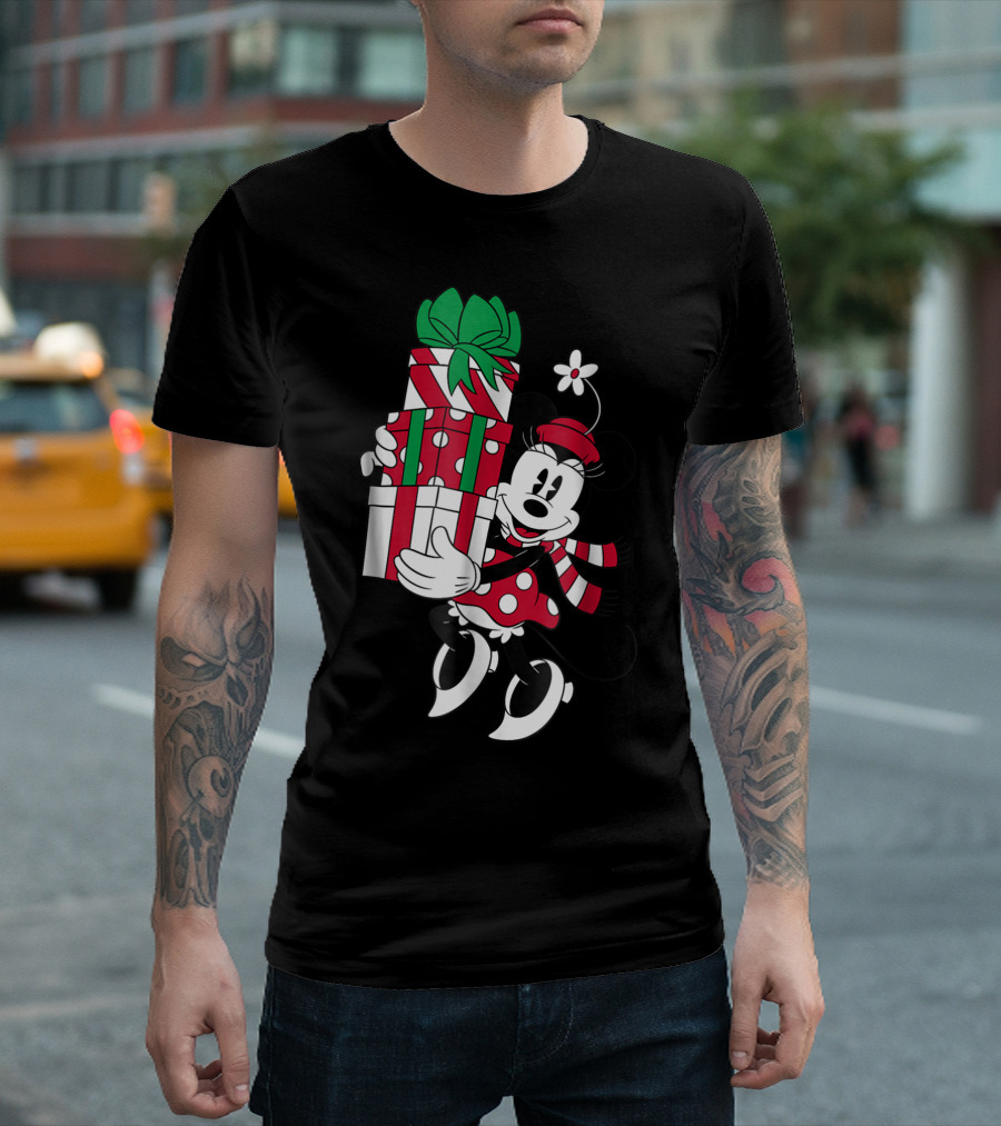 Disney Minnie Mouse Holiday Gifts and Cheer T-Shirt