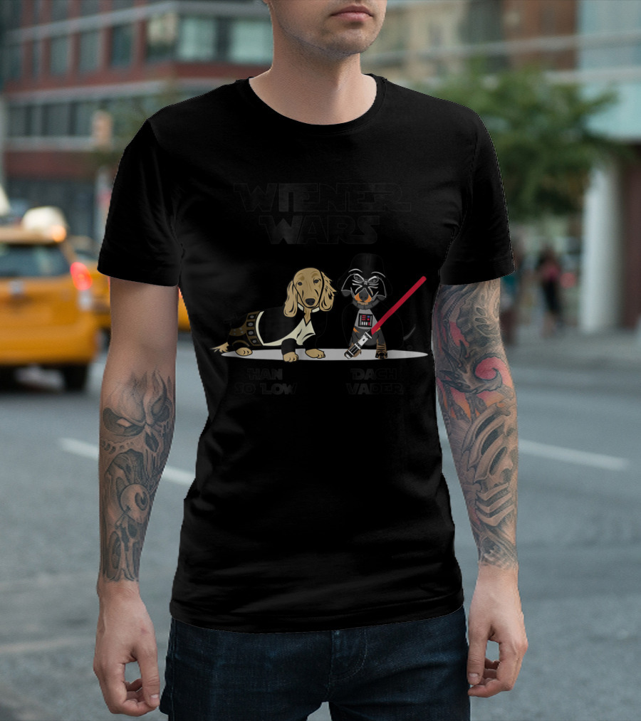 WIENER WARS HAN SO LOW DACH VADER T-Shirt
