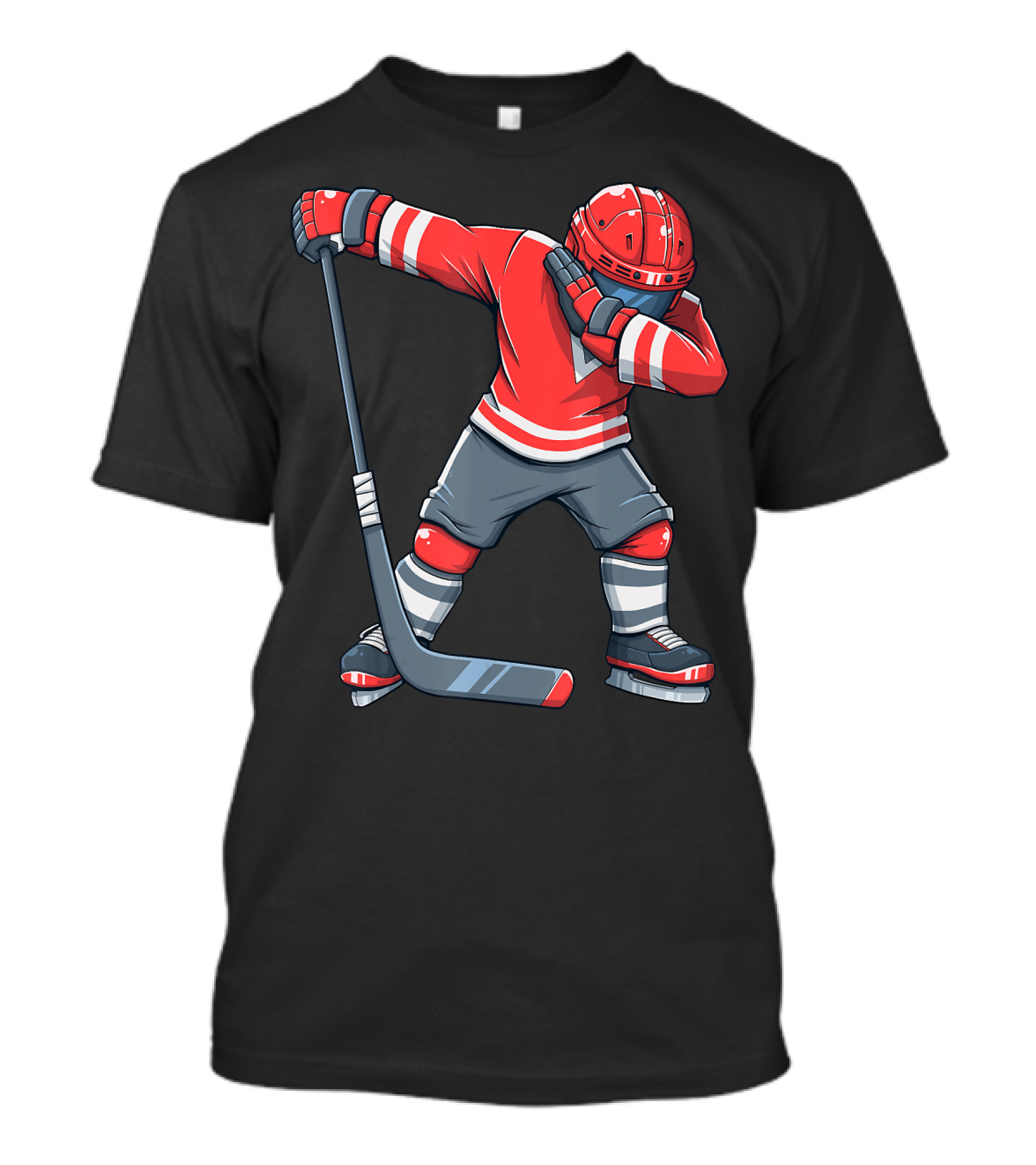 Funny Kid Ice Hockey Dabbing T-Shirt