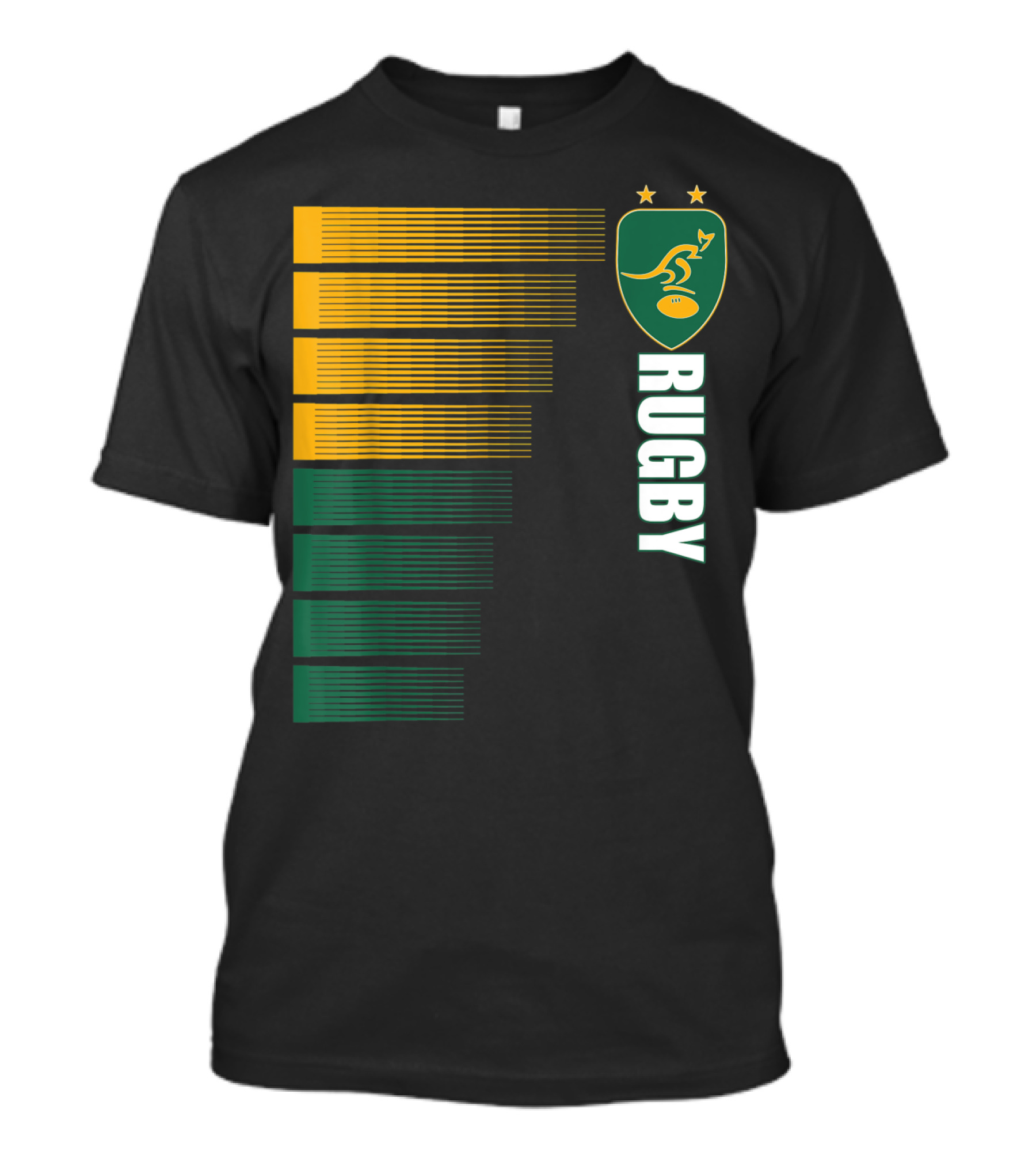 Australia Rugby Kangaroo Crest Stars Rugby Jersey T-Shirt