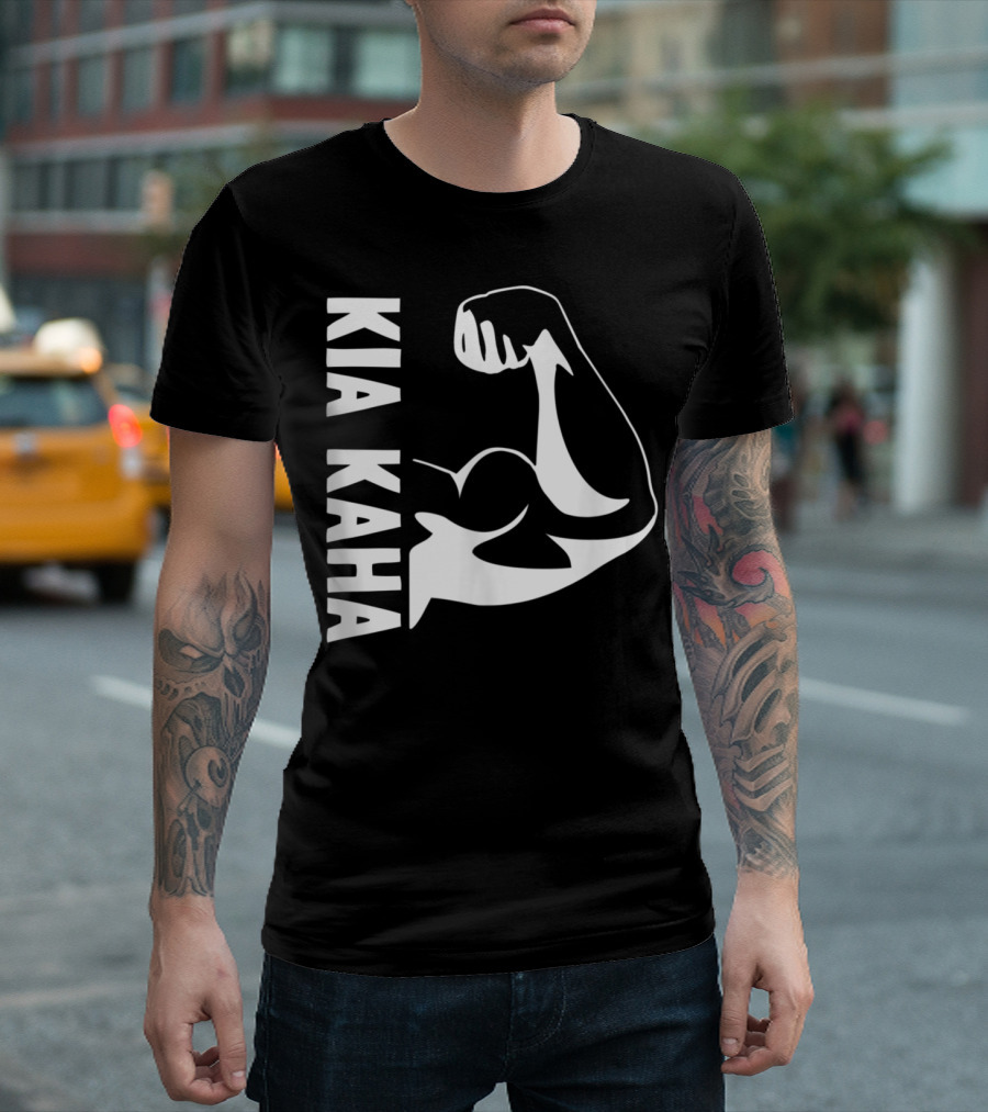 Nz Kiwi Kia Kaha Flexed Arm Strong Kiwi's Be Strong T-Shirt