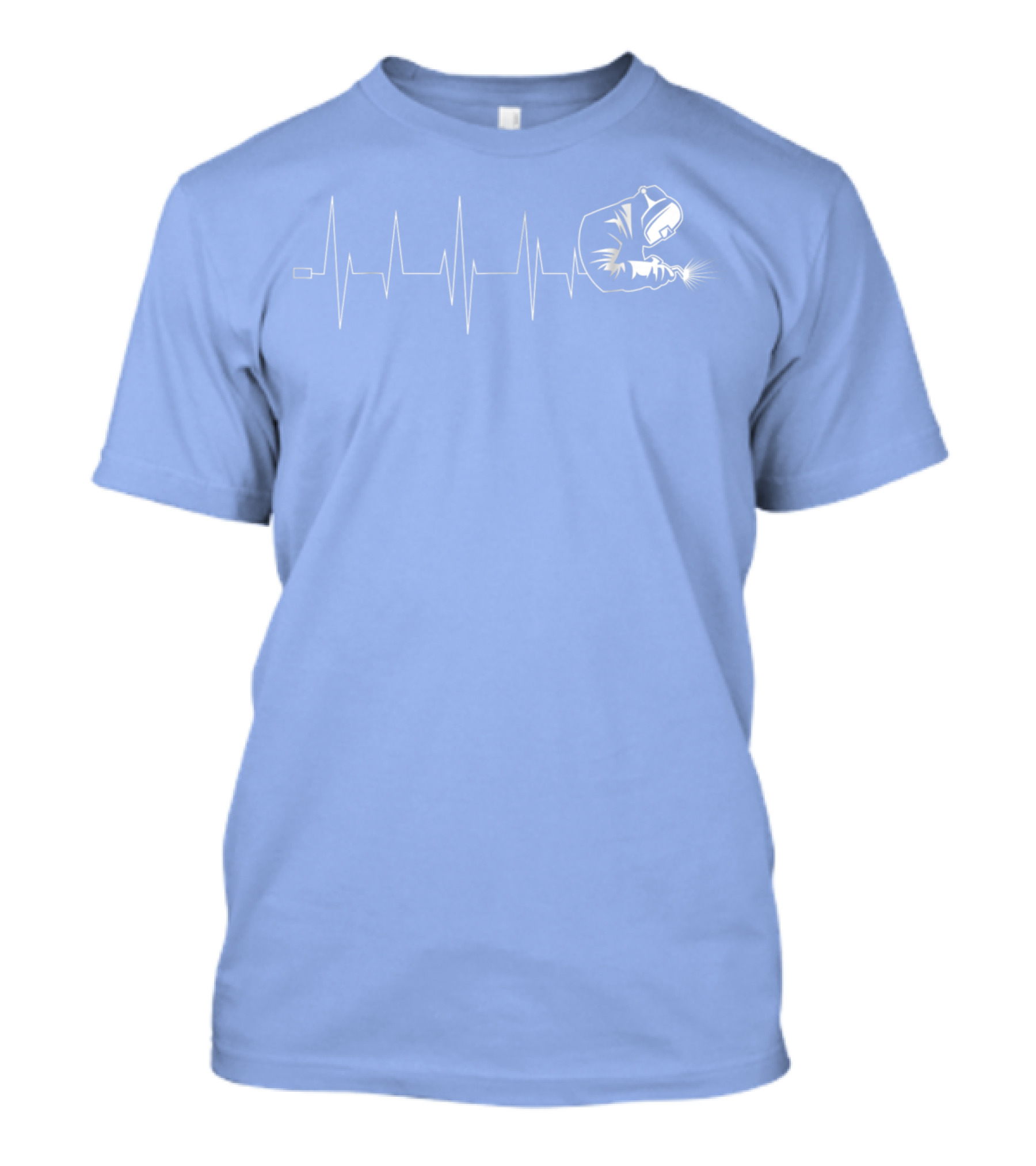 Boilermaker Heartbeat Pulse With Welder T-Shirt