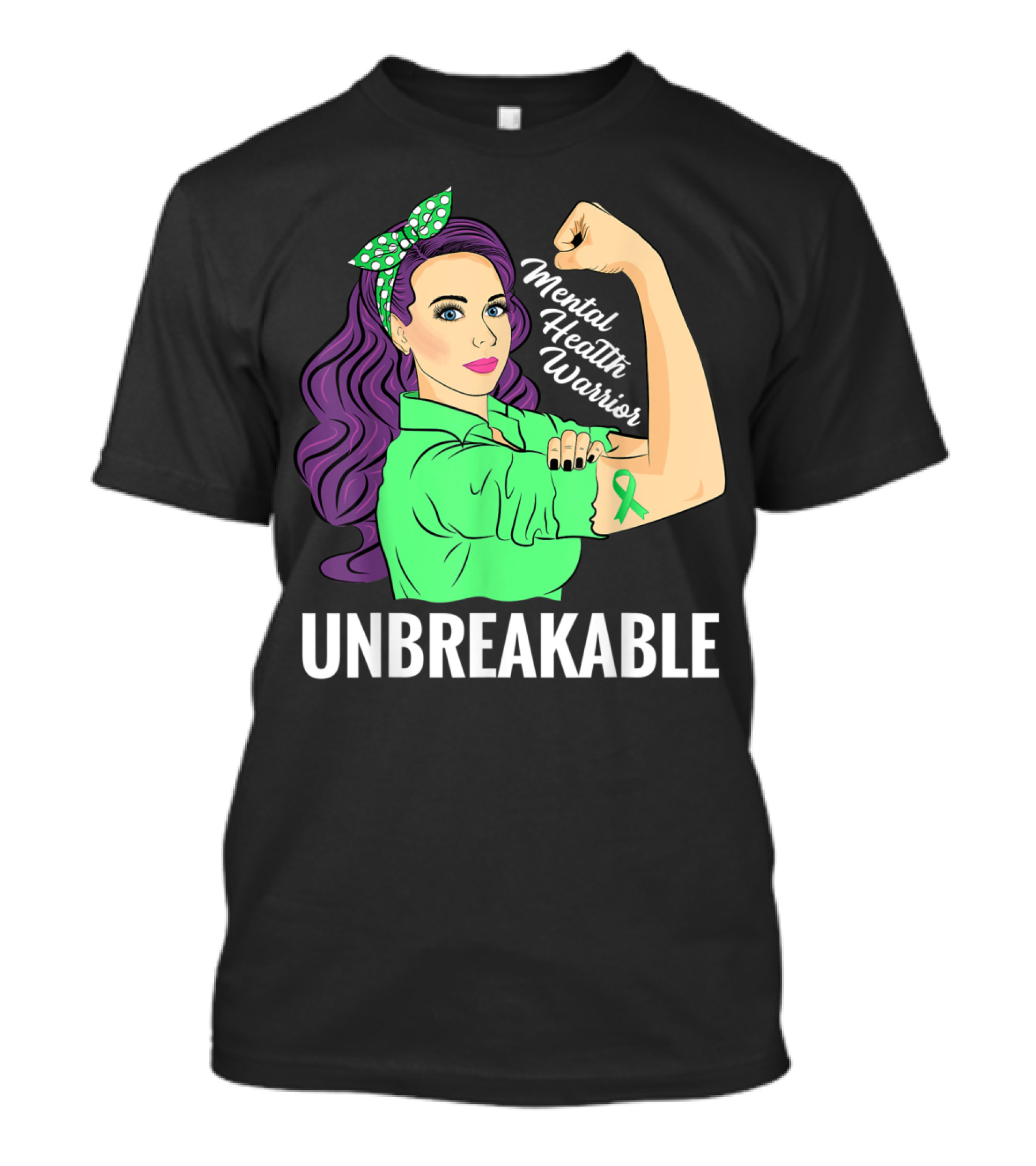Mental Health Warrior Unbreakable T-Shirt
