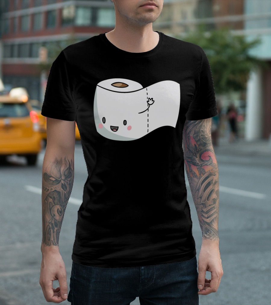Toilet Paper My Savior Happy Face T-Shirt