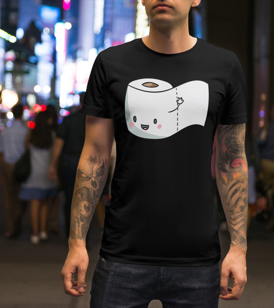 Toilet Paper My Savior Happy Face T-Shirt