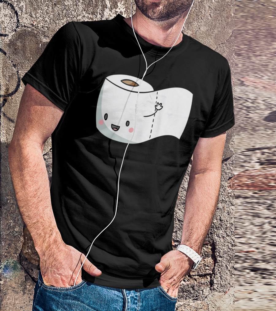 Toilet Paper My Savior Happy Face T-Shirt