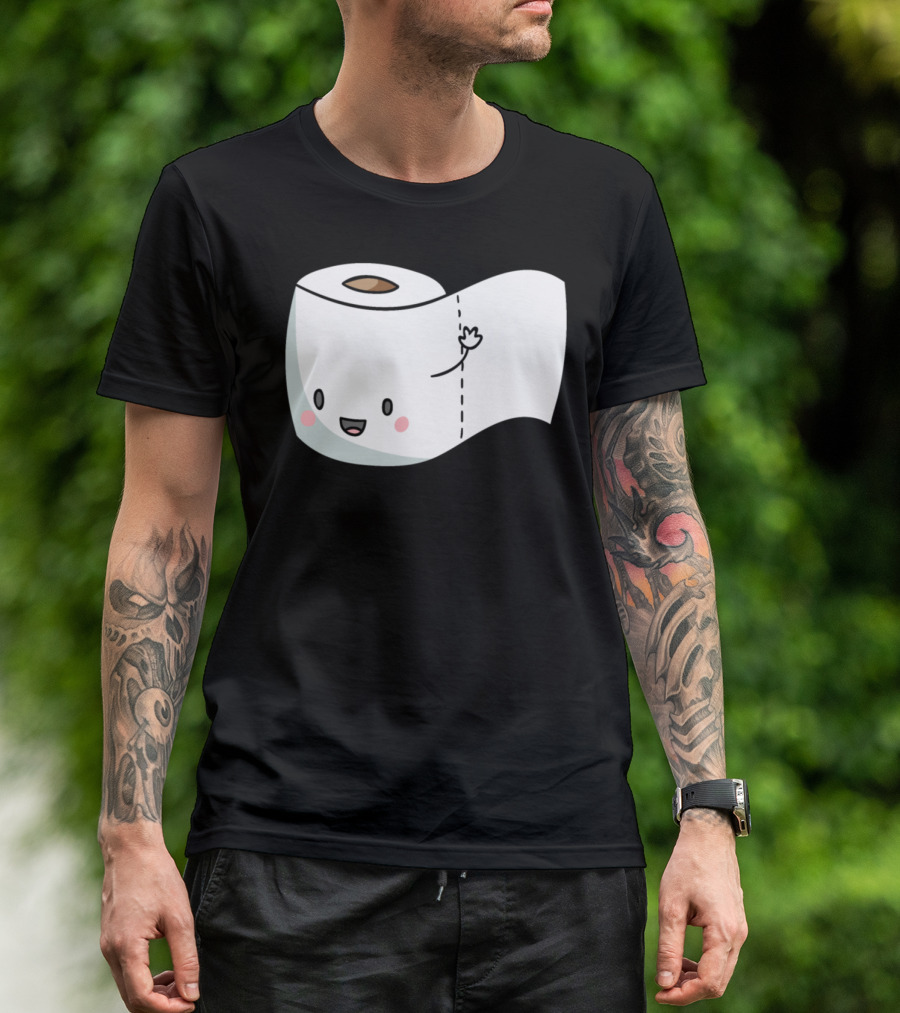 Toilet Paper My Savior Happy Face T-Shirt
