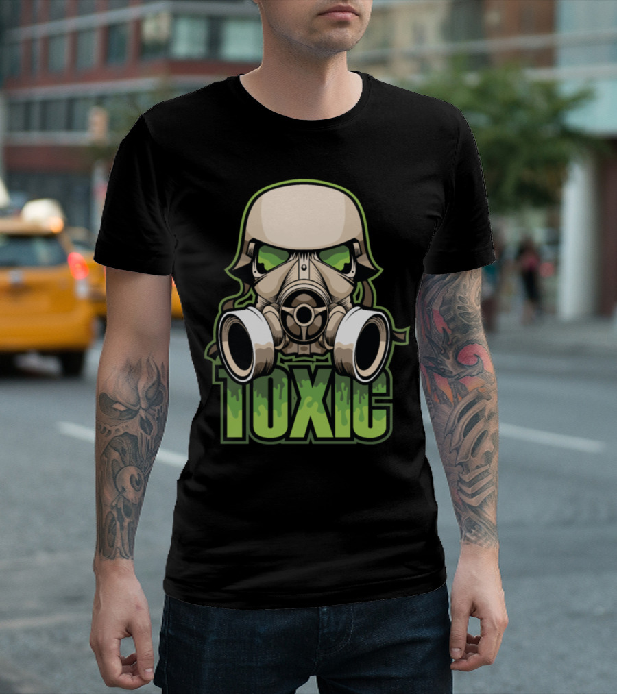 Gas Mask Toxic Anti Virus Bio Hazard Survival T-Shirt