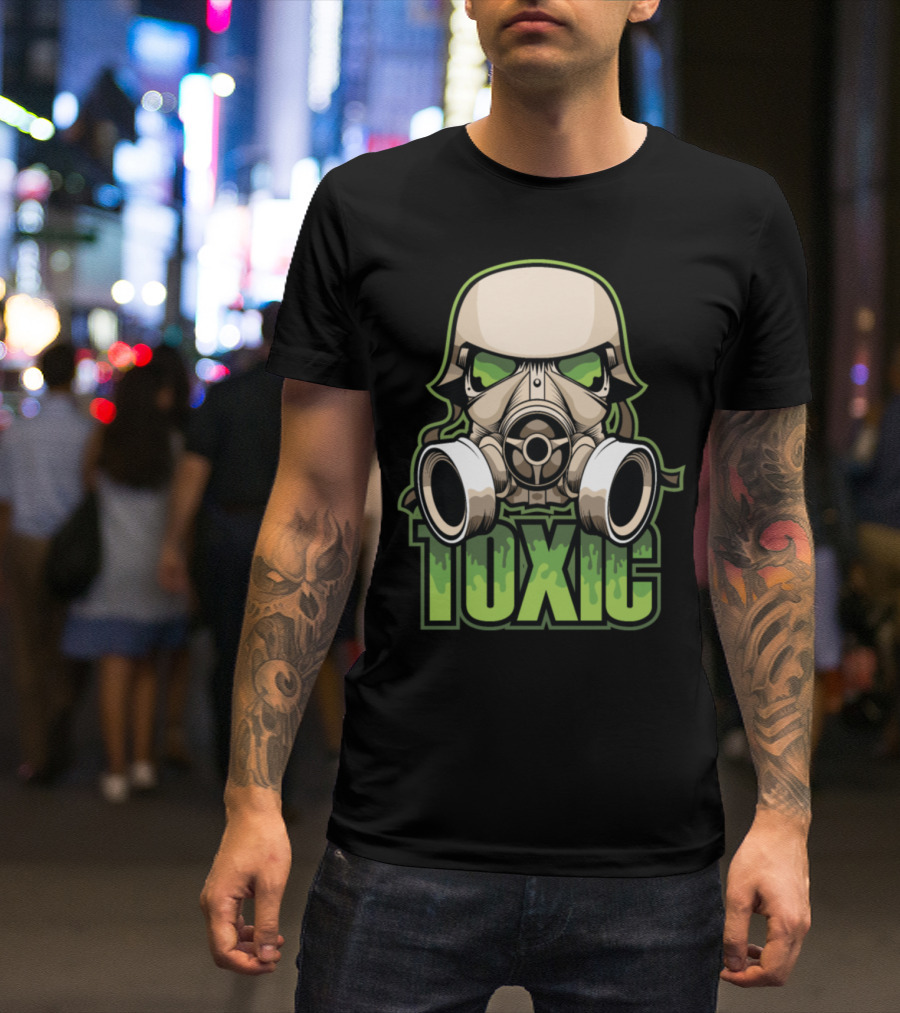 Gas Mask Toxic Anti Virus Bio Hazard Survival T-Shirt