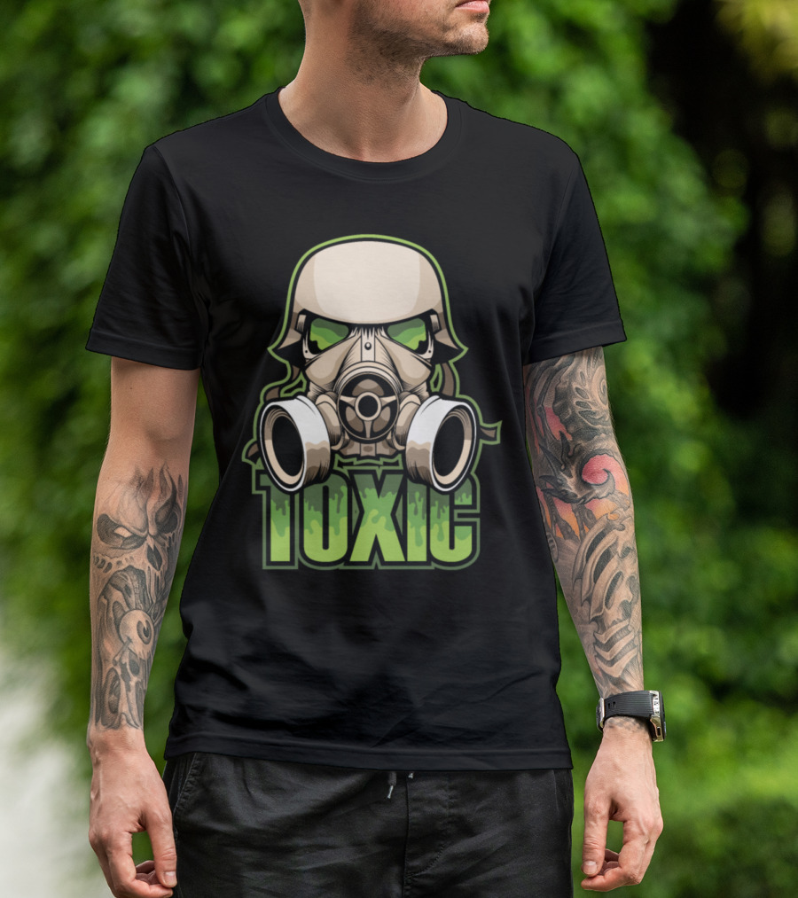 Gas Mask Toxic Anti Virus Bio Hazard Survival T-Shirt