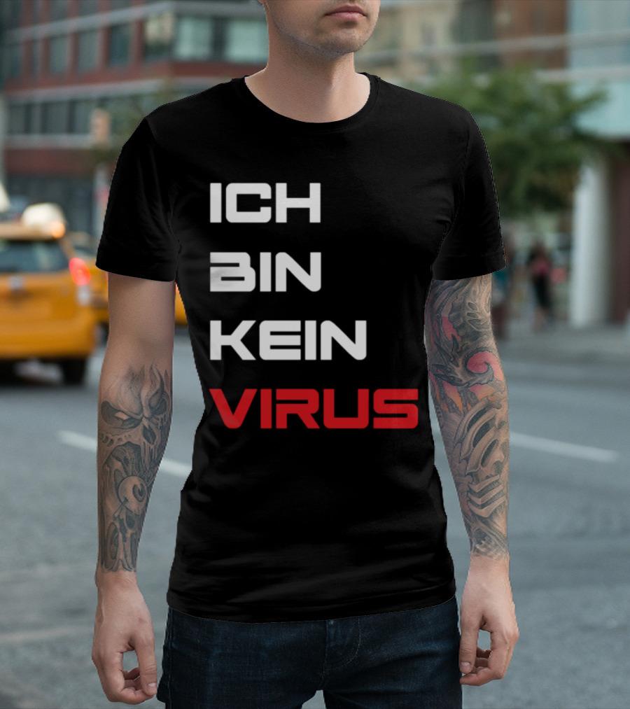 Ich Bin Kein Virus Virusek545 T-Shirt
