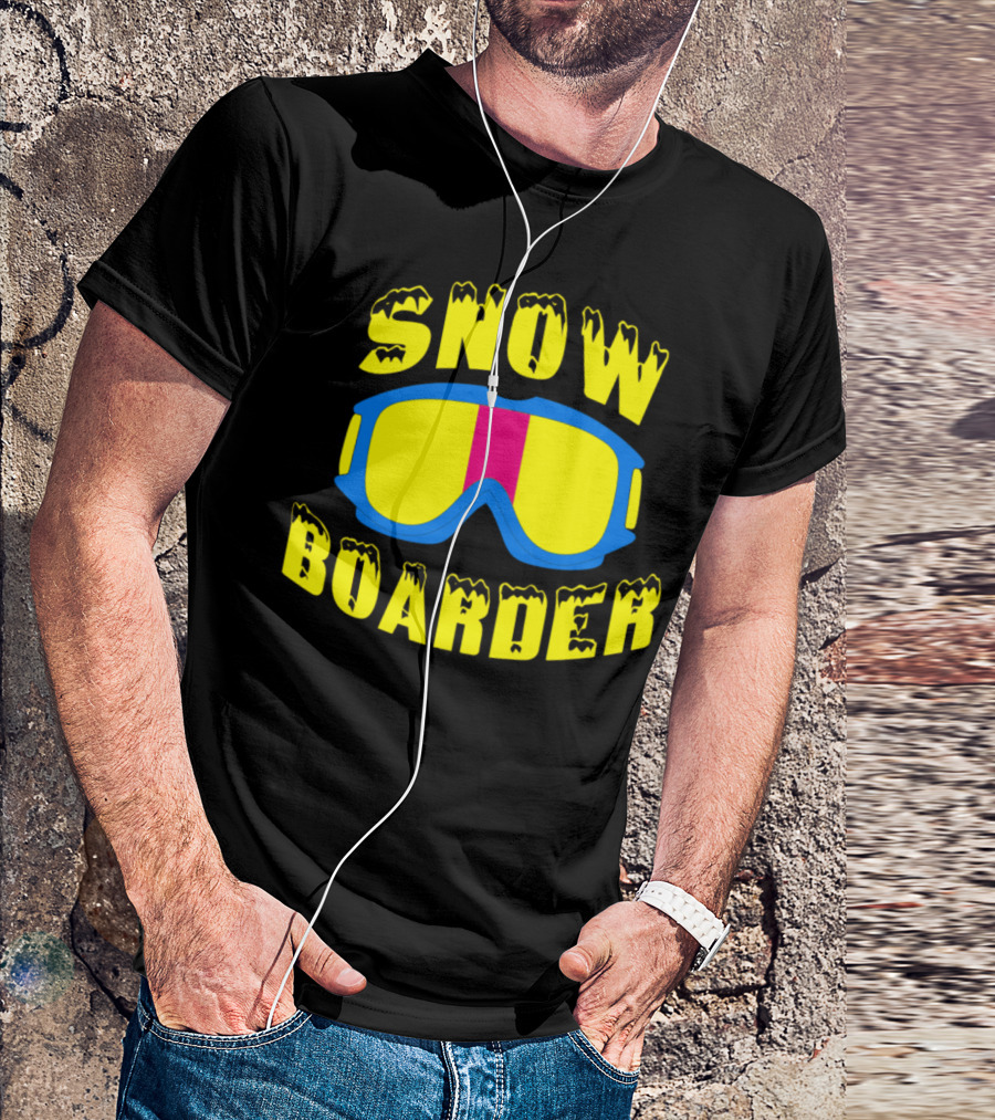Snow Boarder Snowboarding Goggles Sport T-Shirt
