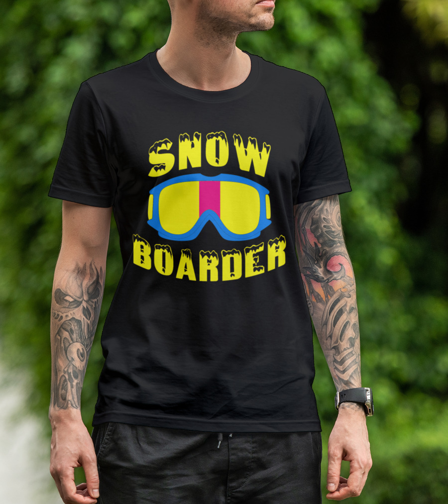 Snow Boarder Snowboarding Goggles Sport T-Shirt