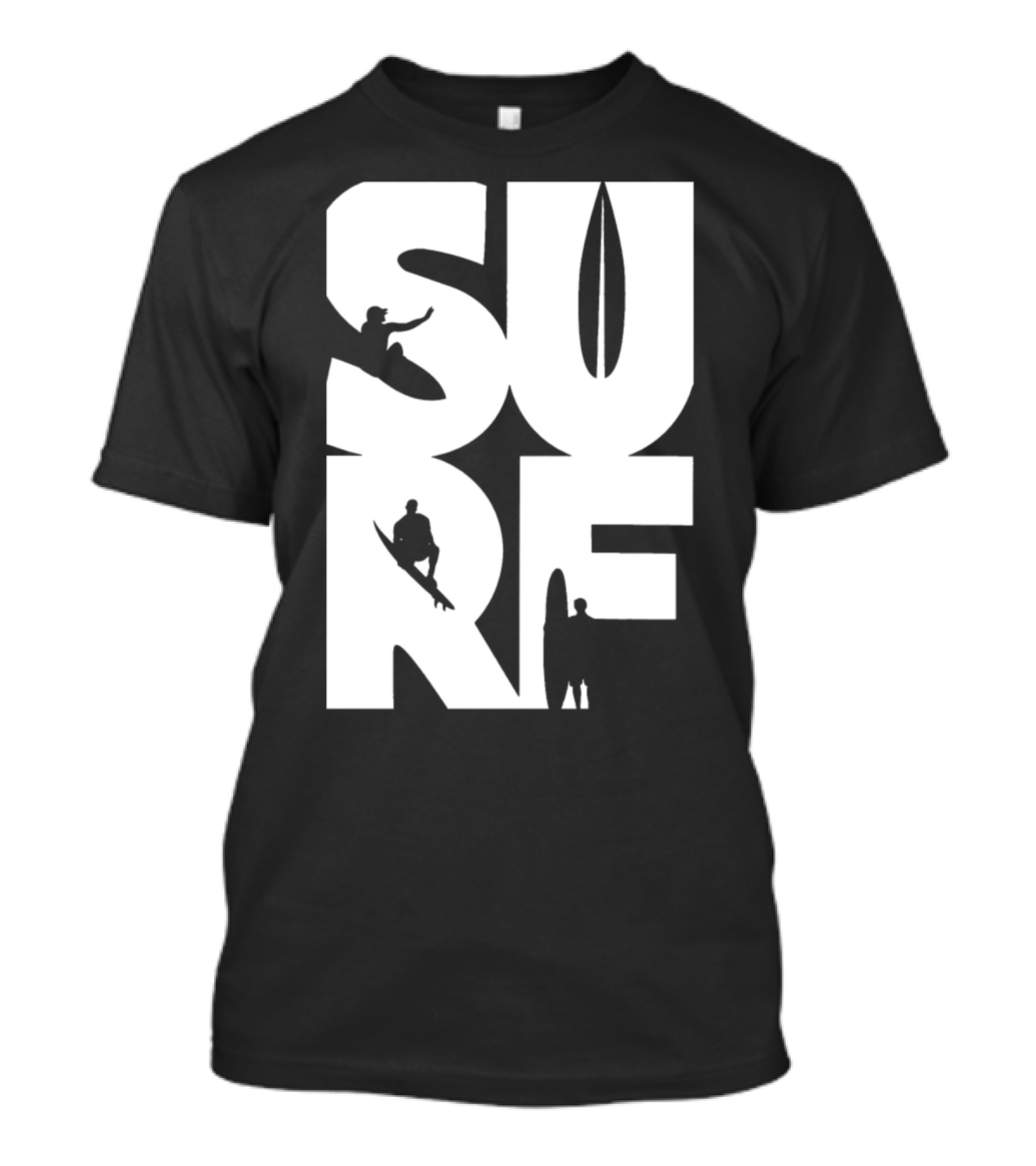 SURF Surfer Surfing Waveboard T-Shirt